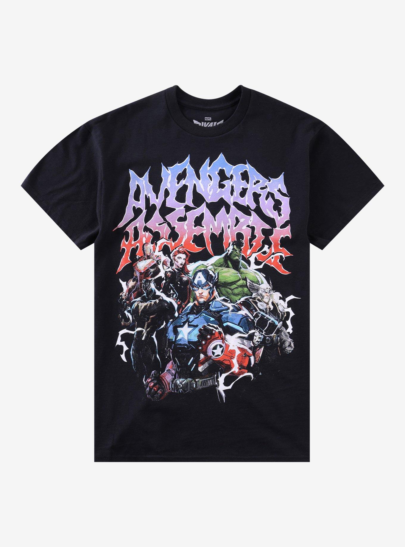 Marvel Rivals Avengers Metal T-Shirt, , hi-res