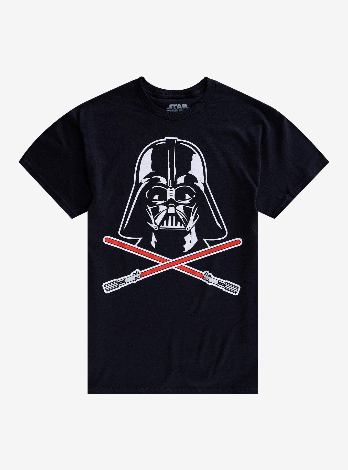 Star Wars Darth Vader Helmet Lightsaber T-Shirt, , hi-res
