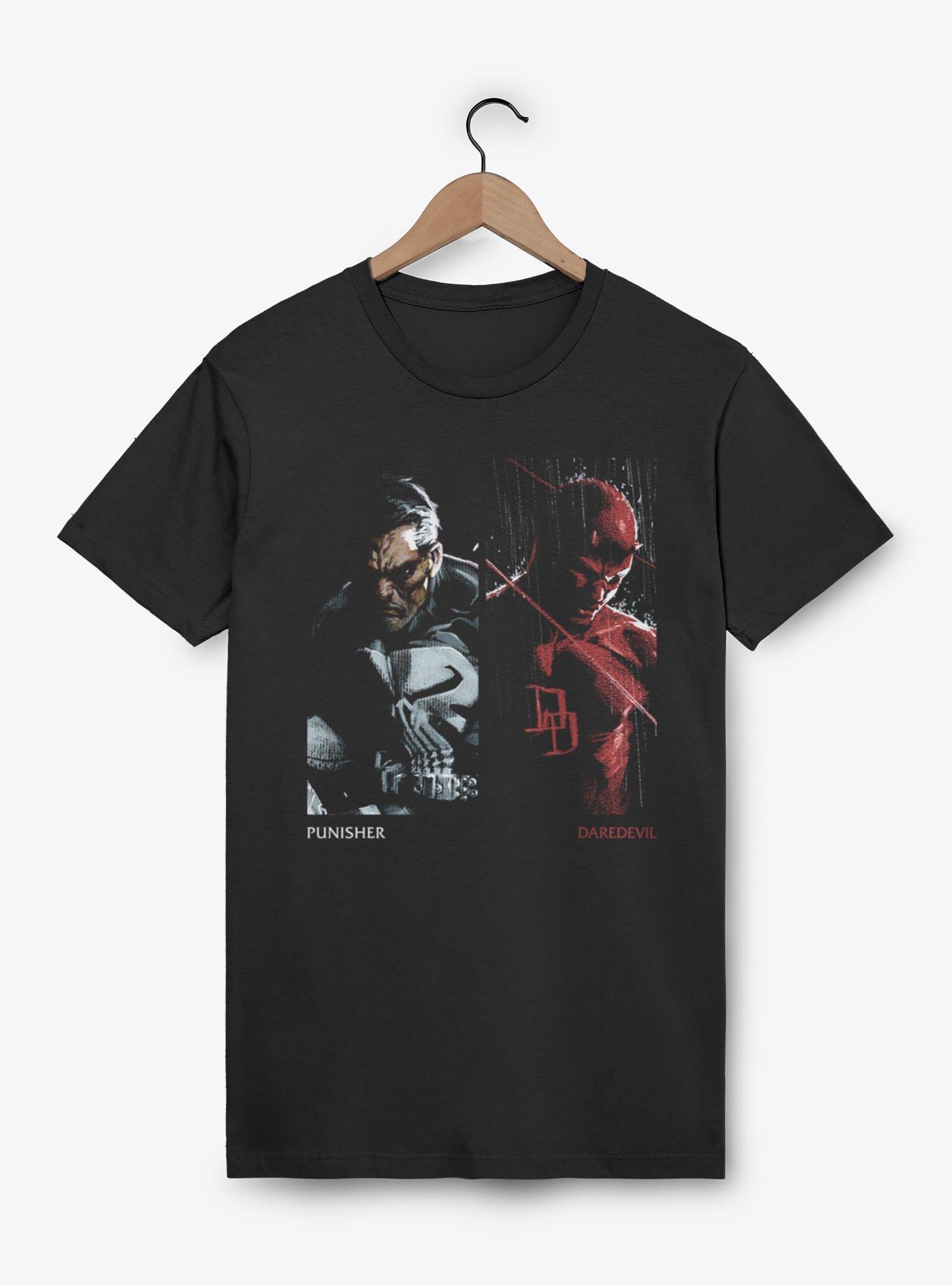 Marvel Comics Punisher And Daredevil Side By Side T-Shirt, , hi-res