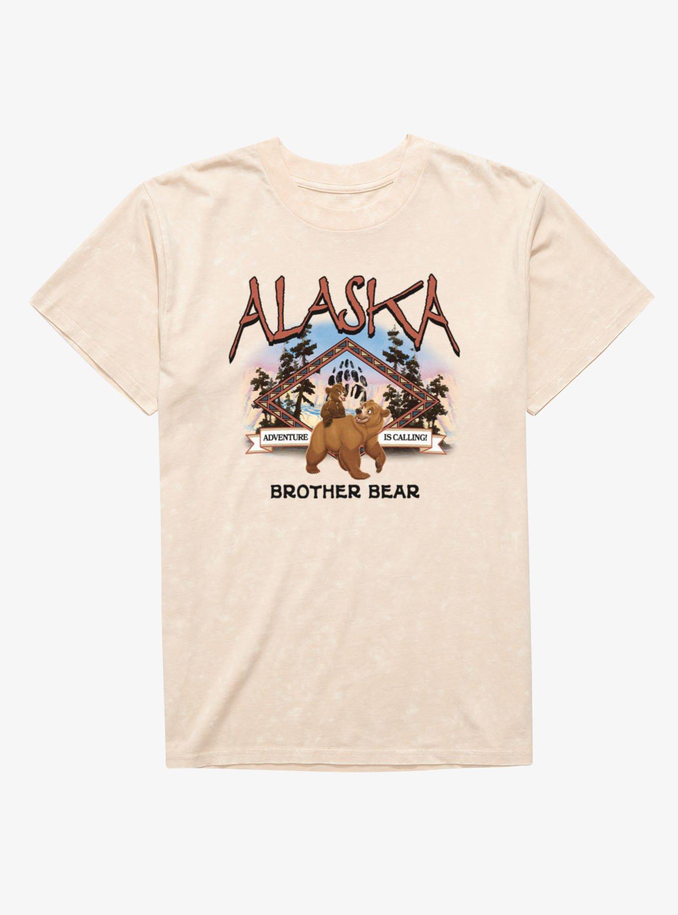 Disney Brother Bear Alaska Is Calling Mineral Wash T-Shirt, , hi-res