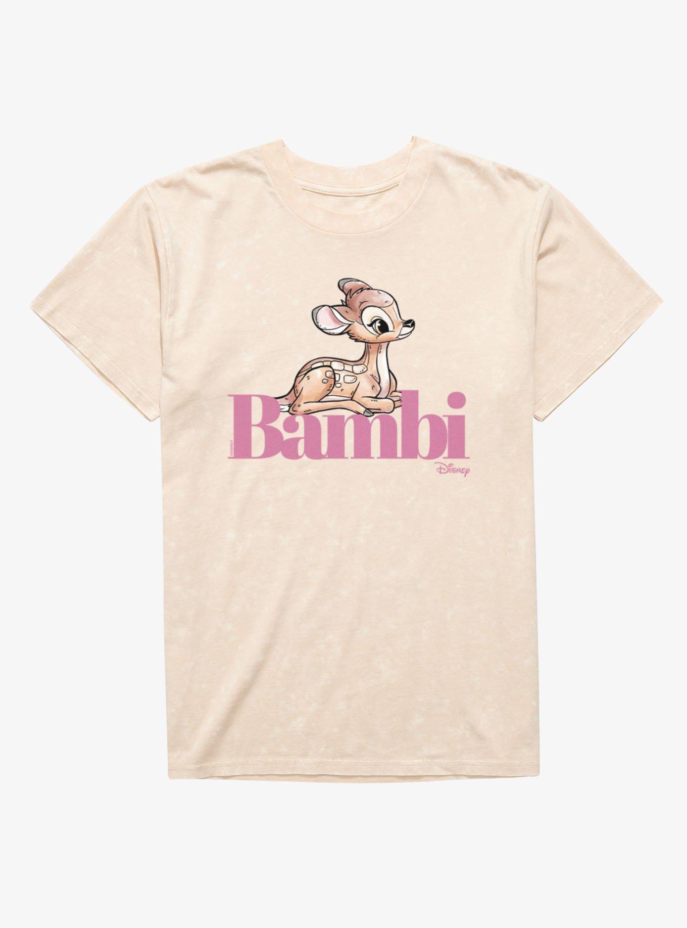 Disney Bambi Baby Laying Down Mineral Wash T-Shirt, , hi-res