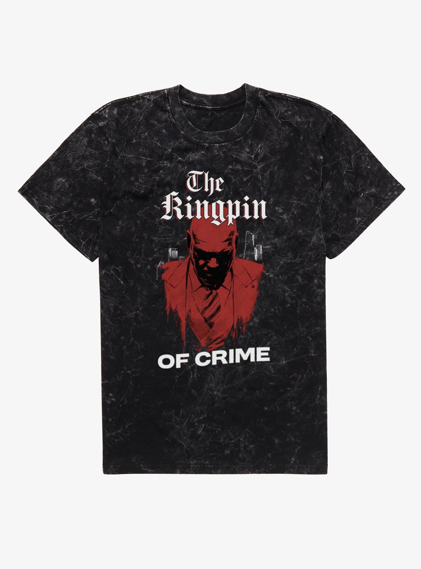 Marvel Daredevil Born Again The Kingpin Of Crime Mineral Wash T-Shirt, , hi-res