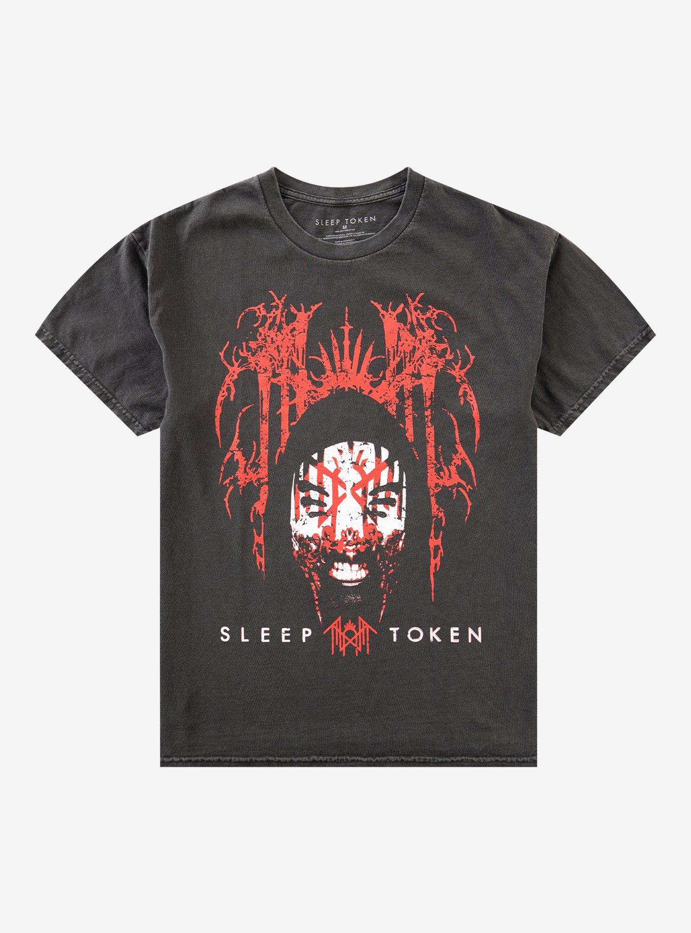 Sleep Token Cracked Sigil Pigment-Dye T-Shirt, , hi-res