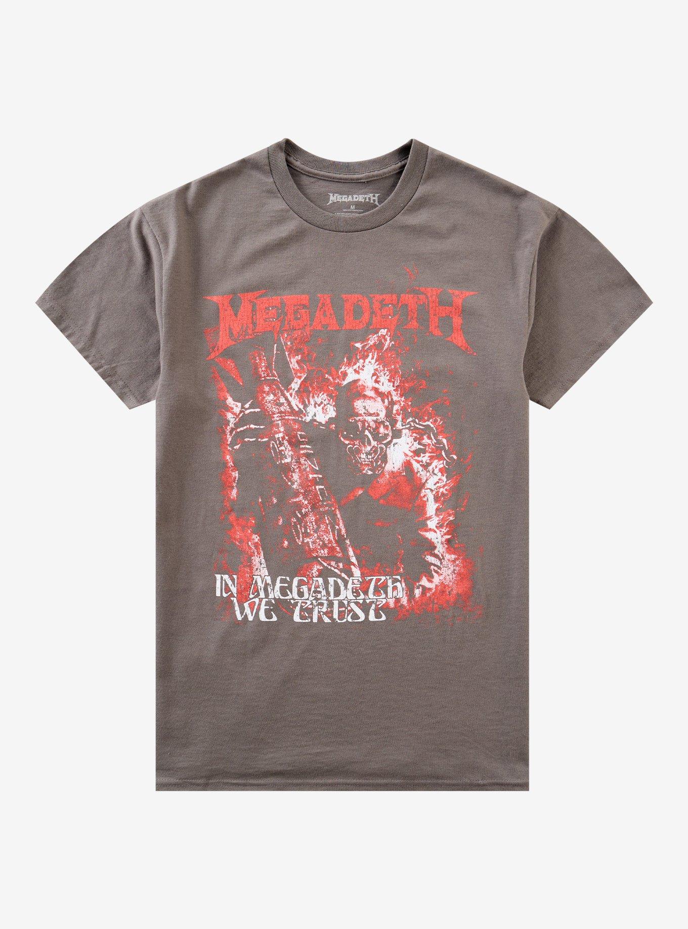 Megadeth We Trust Flame T-Shirt, , hi-res