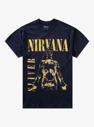 トップス NIRVANA - SLIVER FLAME !! Nirvana Sliver T-Shirt | Hot Topic