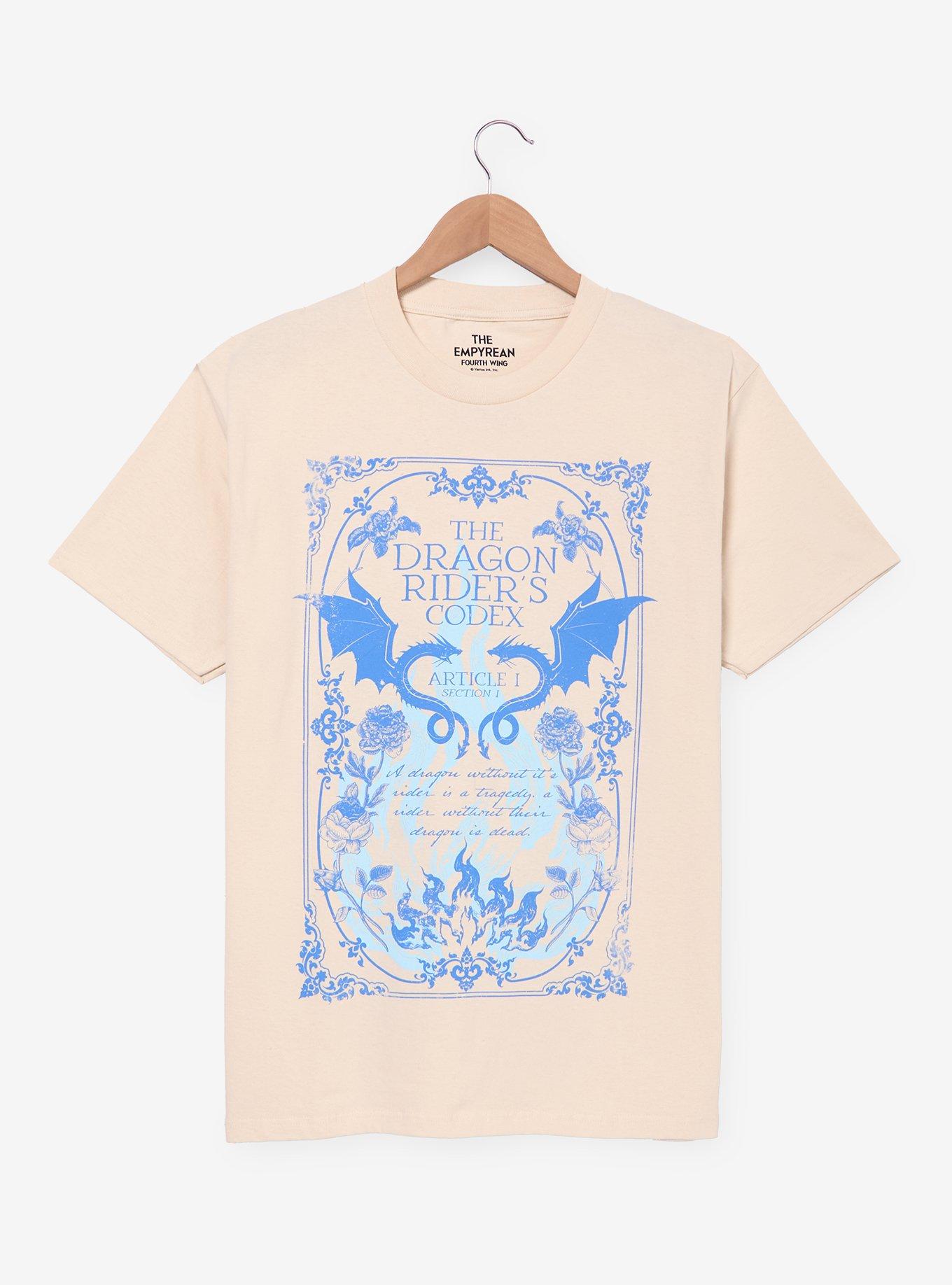 Fourth Wing The Dragon Rider's Codex Cover T-Shirt - BoxLunch Exclusive, , hi-res