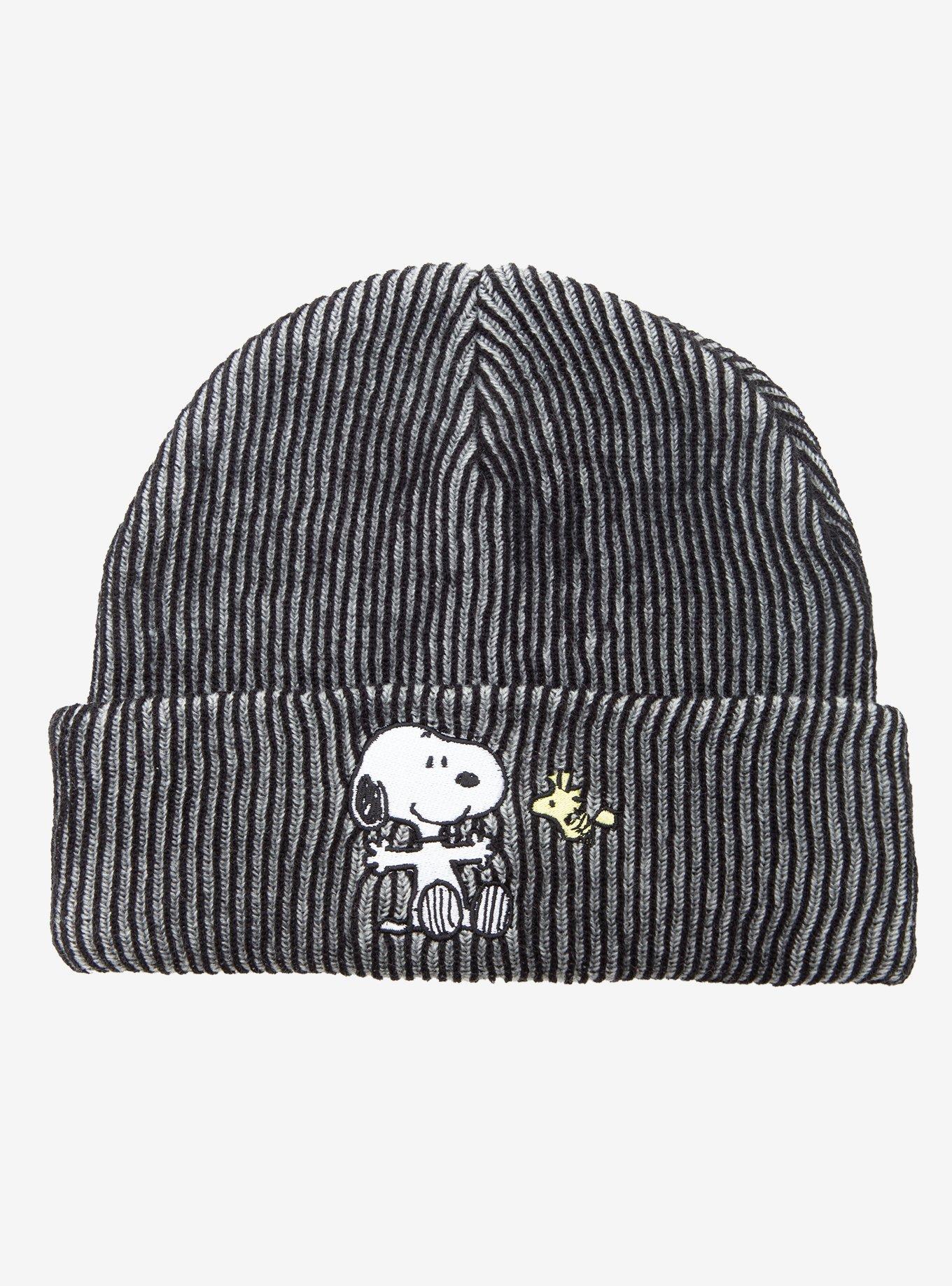 Peanuts Snoopy & Woodstock Ribbed Beanie - BoxLunch Exclusive