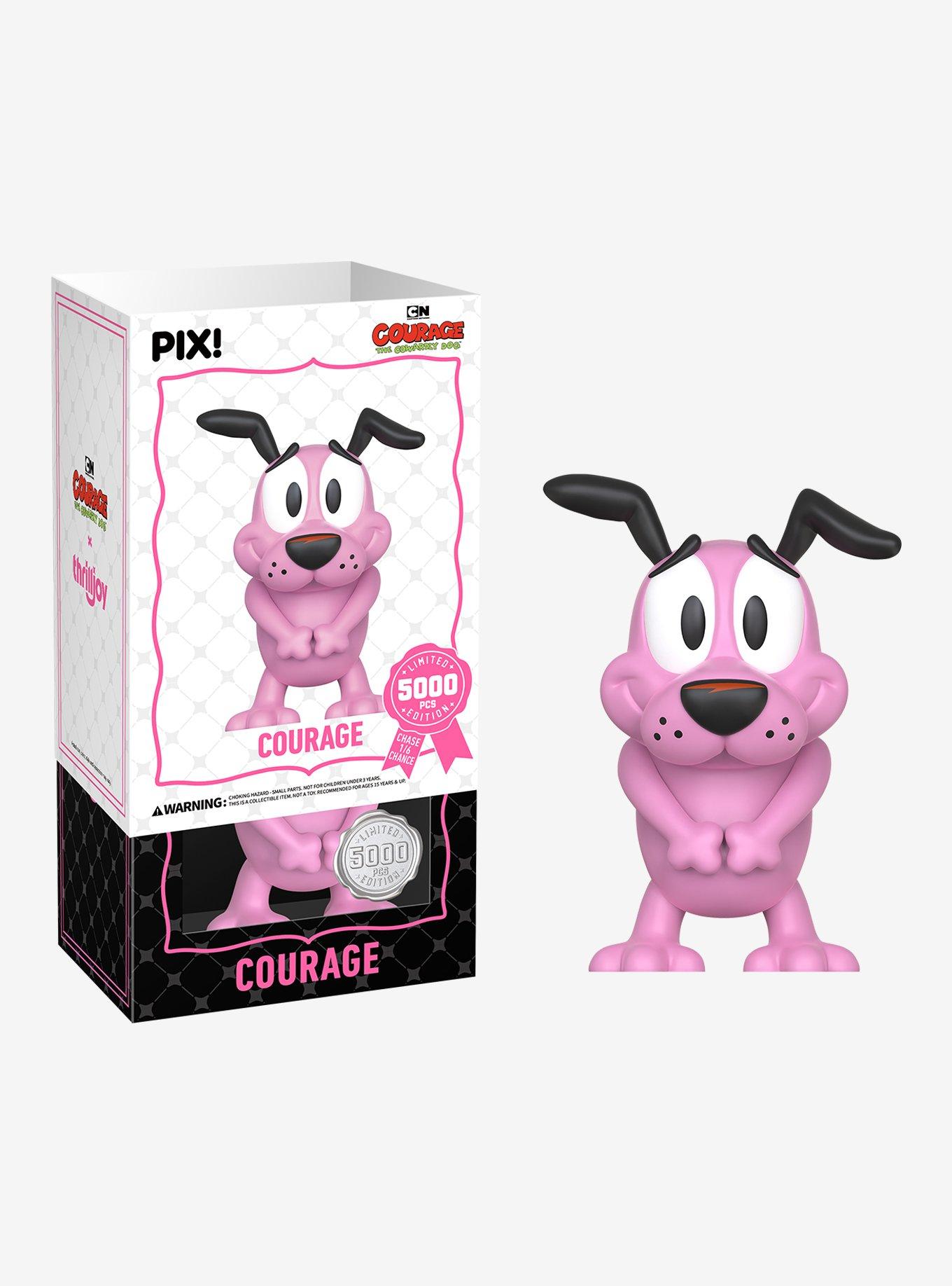 Thrilljoy Courage The Cowardly Dog Pix! Courage Collectible Figure, , hi-res