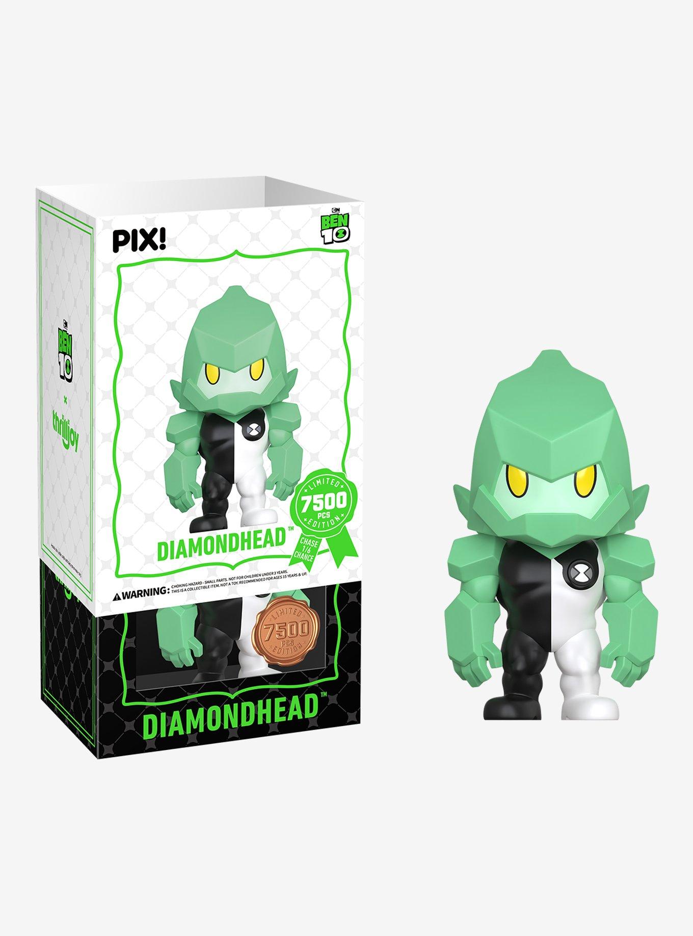 Thrilljoy Ben 10 Pix! Diamondhead Collectible Figure, , hi-res