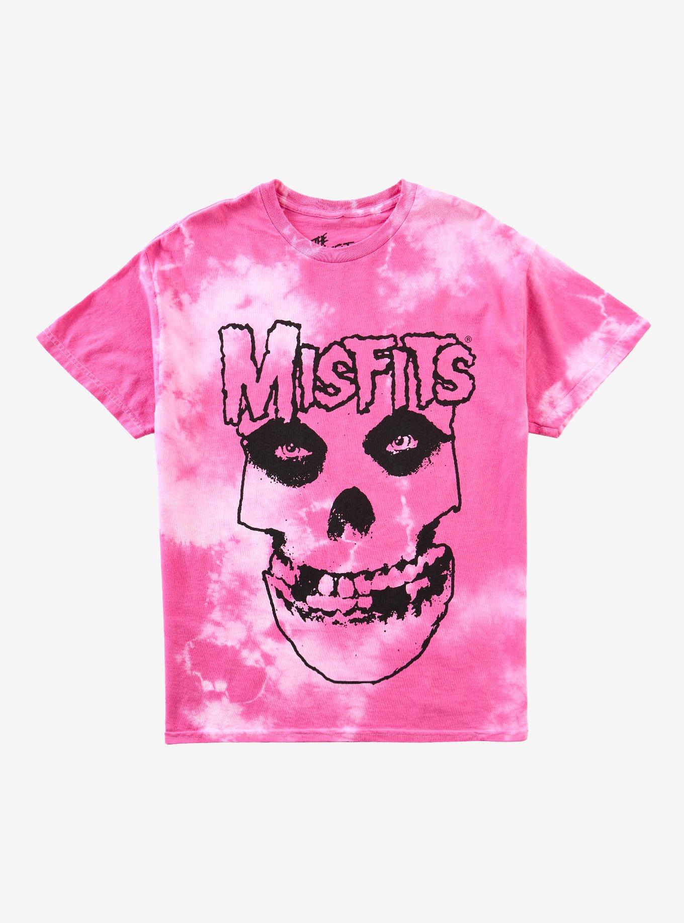 Misfits Fiend Pink Tie-Dye T-Shirt, , hi-res