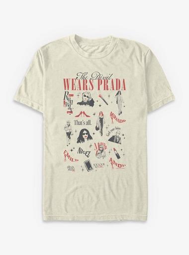 The Devil Wears Prada 2 Fashion Collage Garment Dye T-Shirt