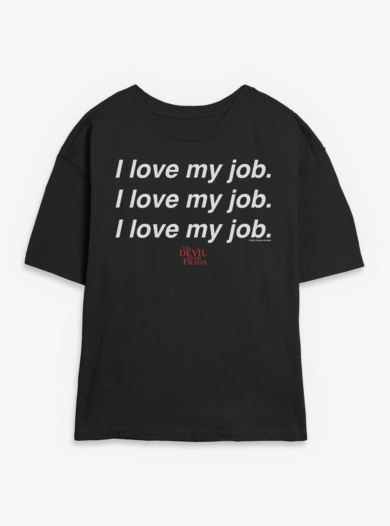 The Devil Wears Prada I Love My Job Girls Skimmer T-Shirt, , hi-res