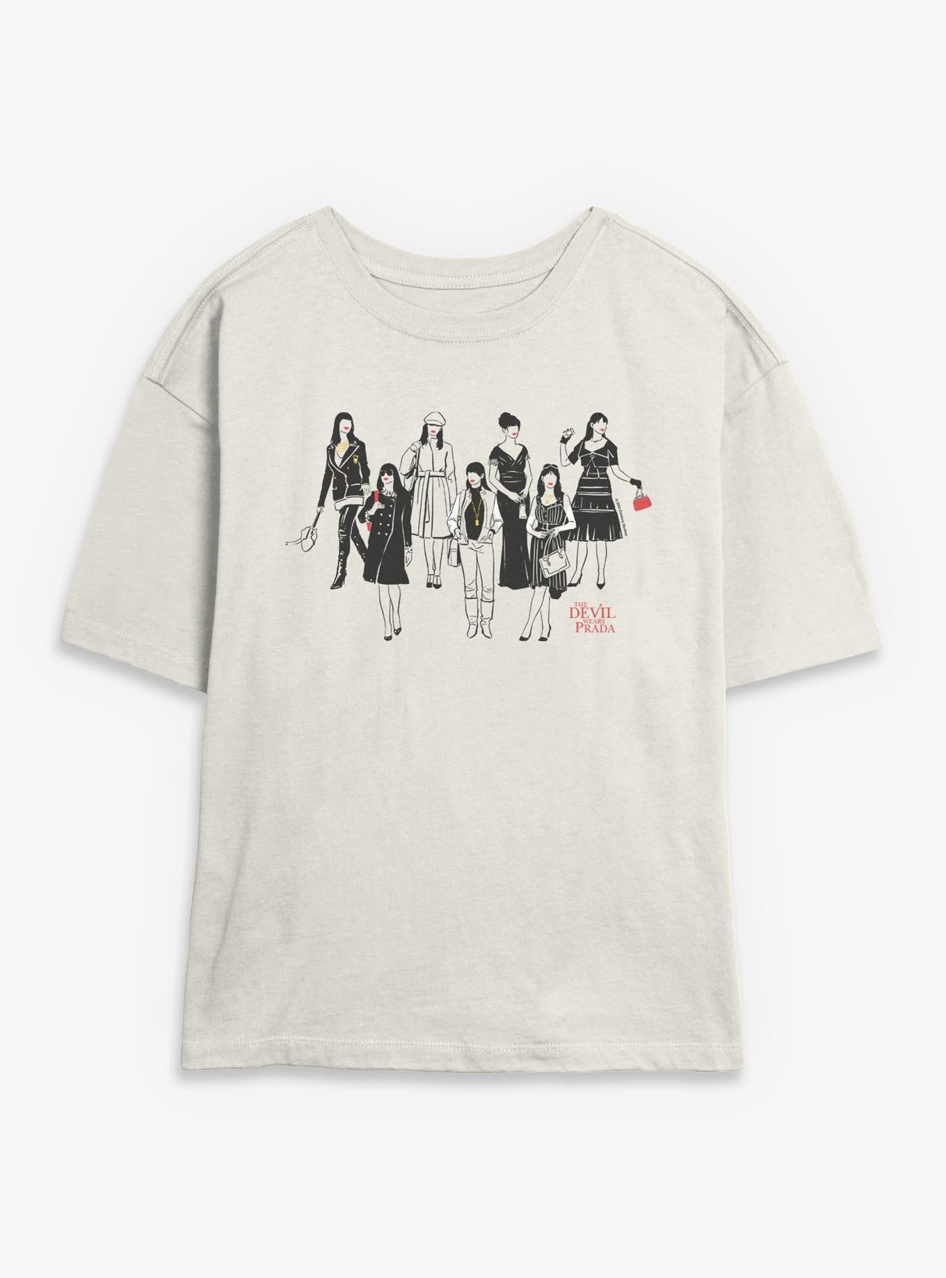The Devil Wears Prada Andy's Fashion Girls Skimmer T-Shirt, EGRET, hi-res