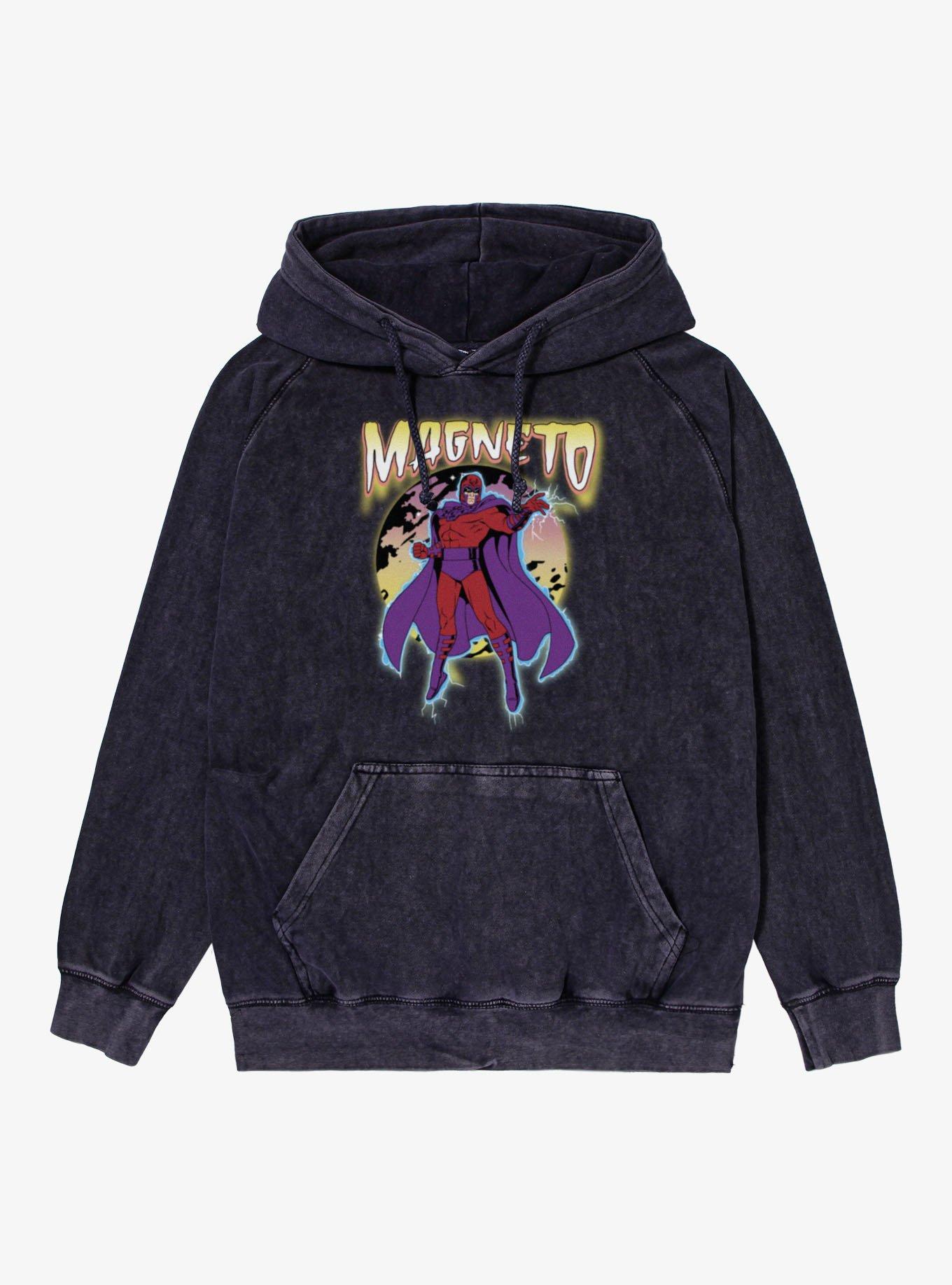 Marvel X-Men Comics Magneto Omniscient Mineral Wash Hoodie, , hi-res