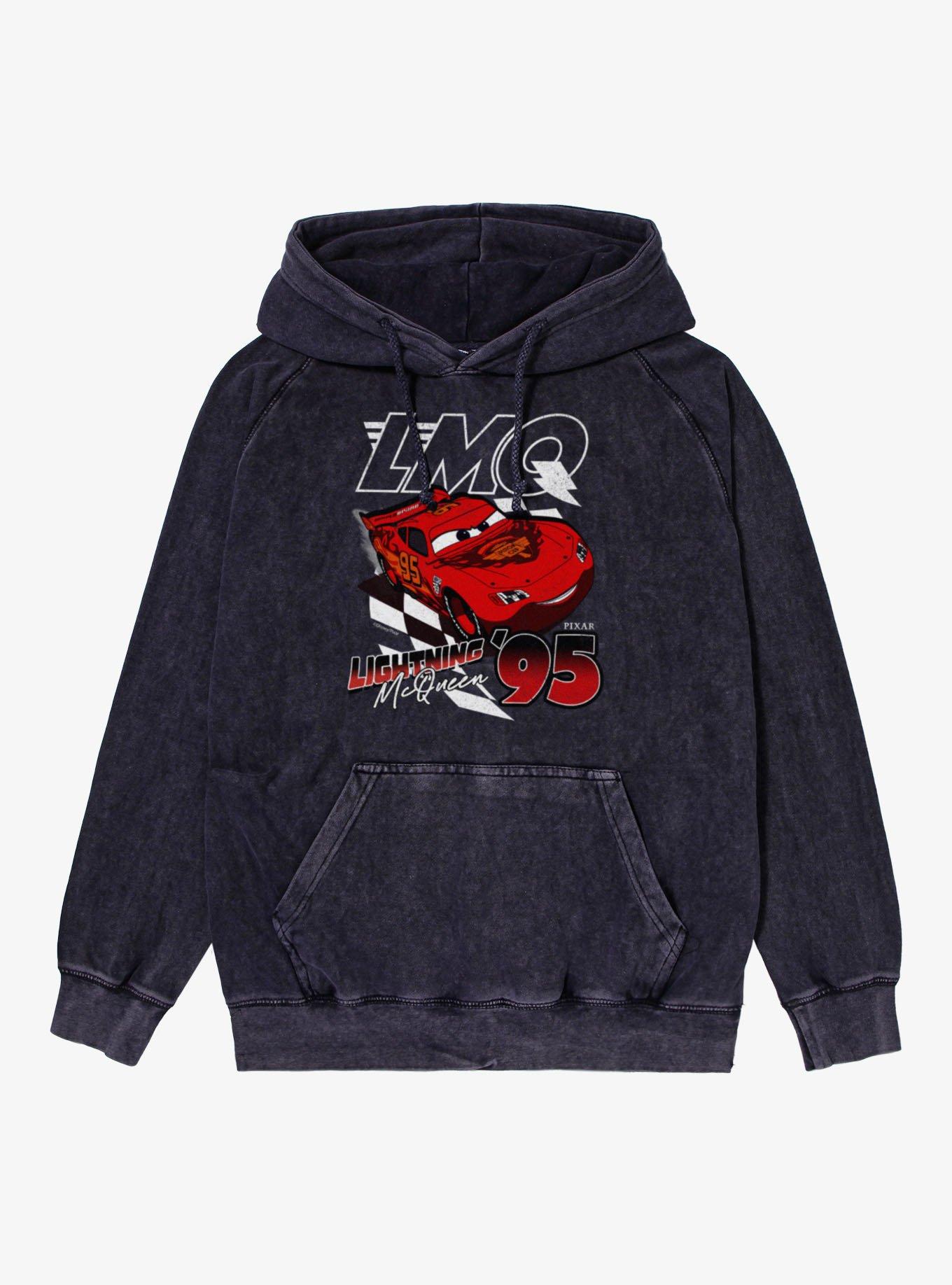 Disney Pixar Cars Lightning McQueen LMQ 148Mineral Wash Hoodie, , hi-res