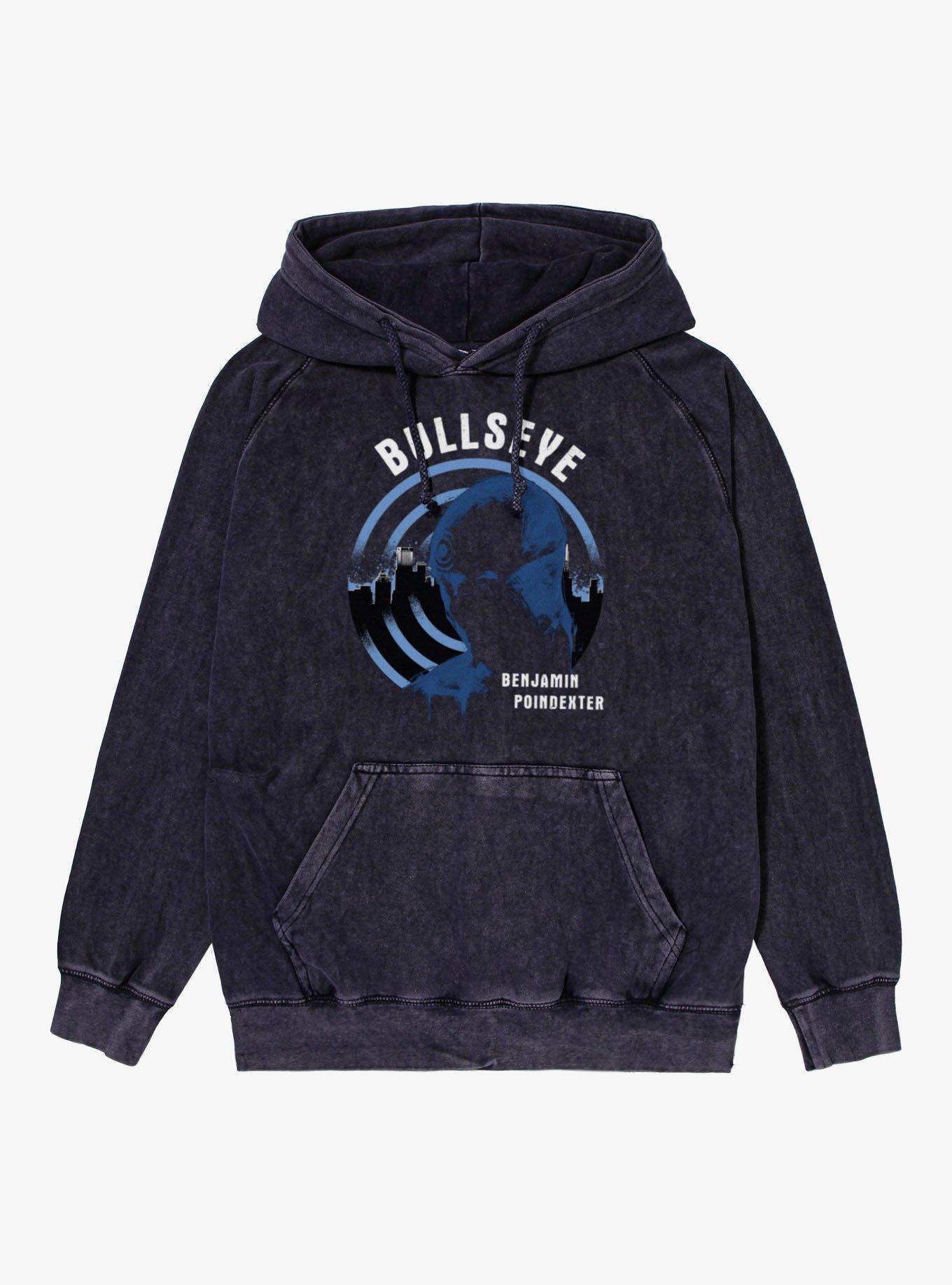 Marvel Daredevil Born Again Bullseye Blue Poindexter Mineral Wash Hoodie, , hi-res