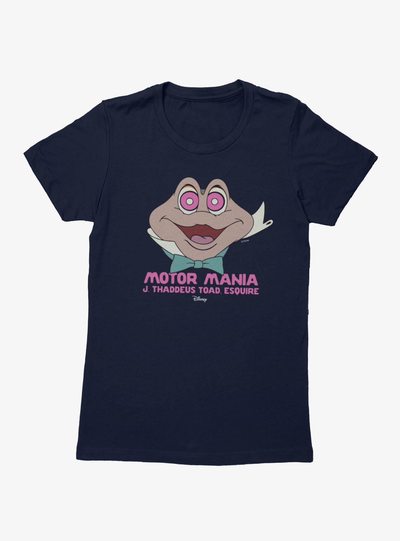 Disney Ichabod And Mr Toad Motor Mania Crazy Eyes Womens T-Shirt