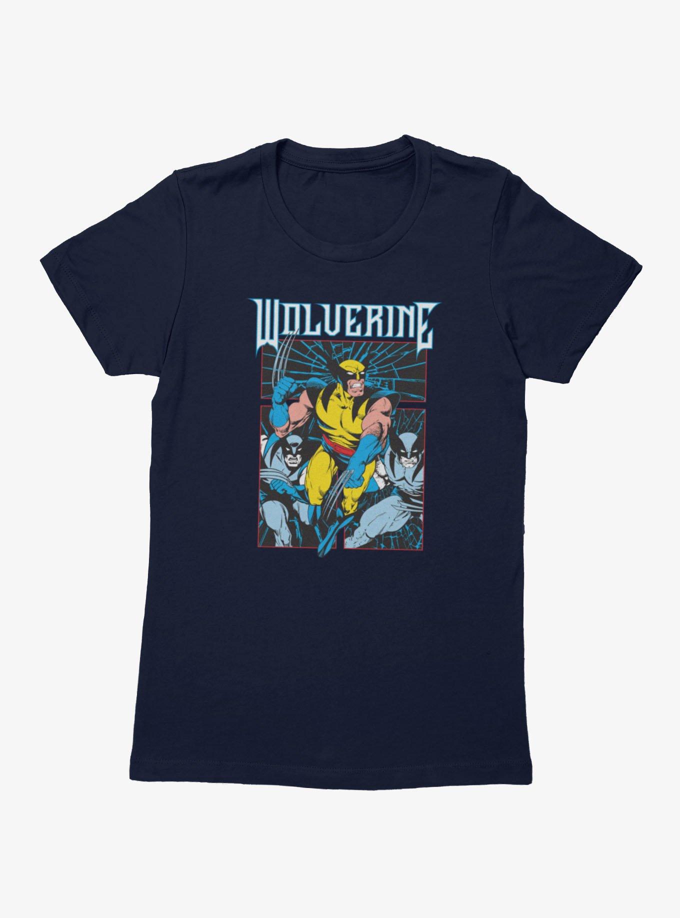 Marvel X-Men Comics Wolverine Mirror Smash Womens T-Shirt, , hi-res