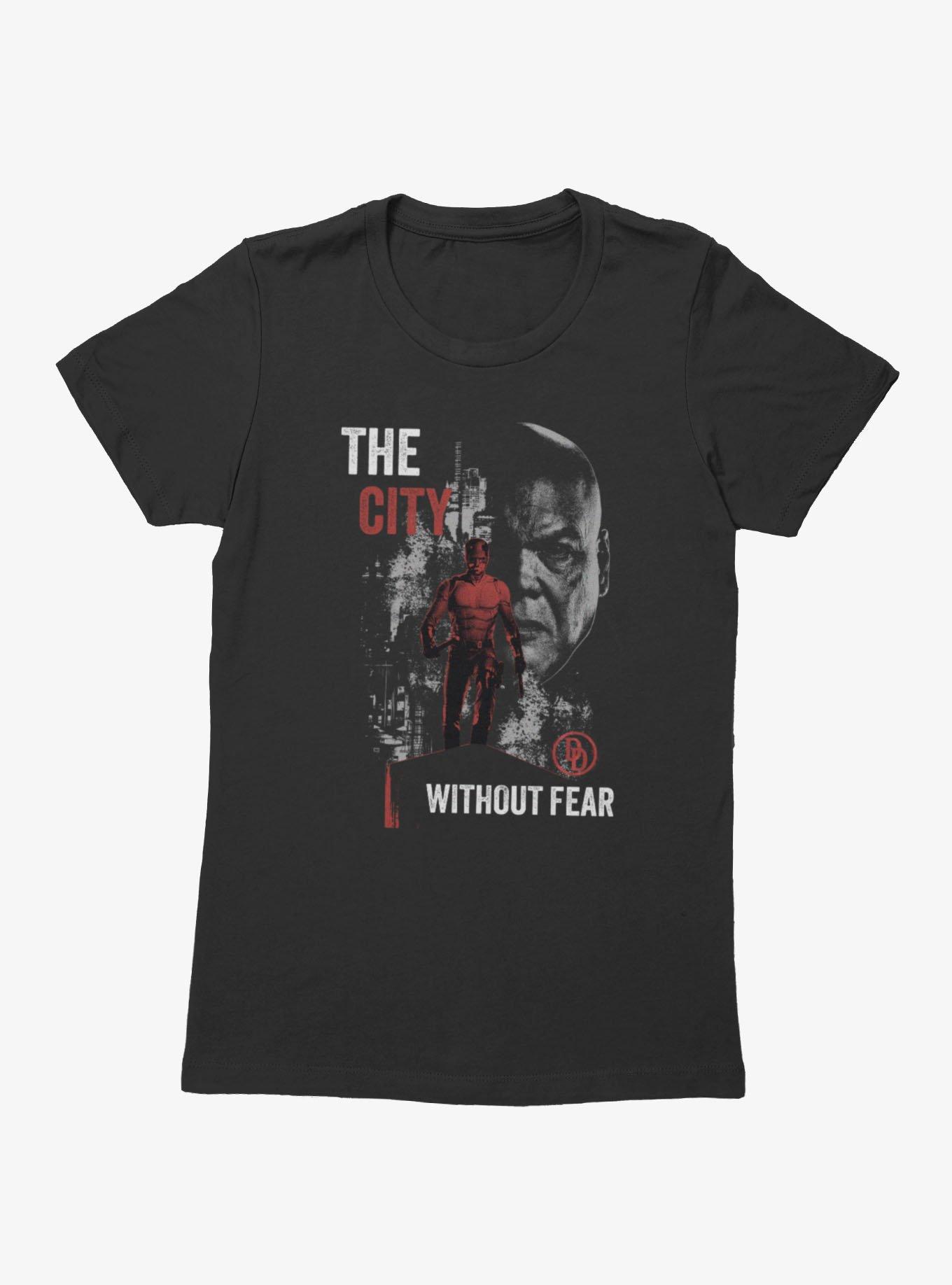 Marvel Daredevil Born Again City Without Fear Womens T-Shirt