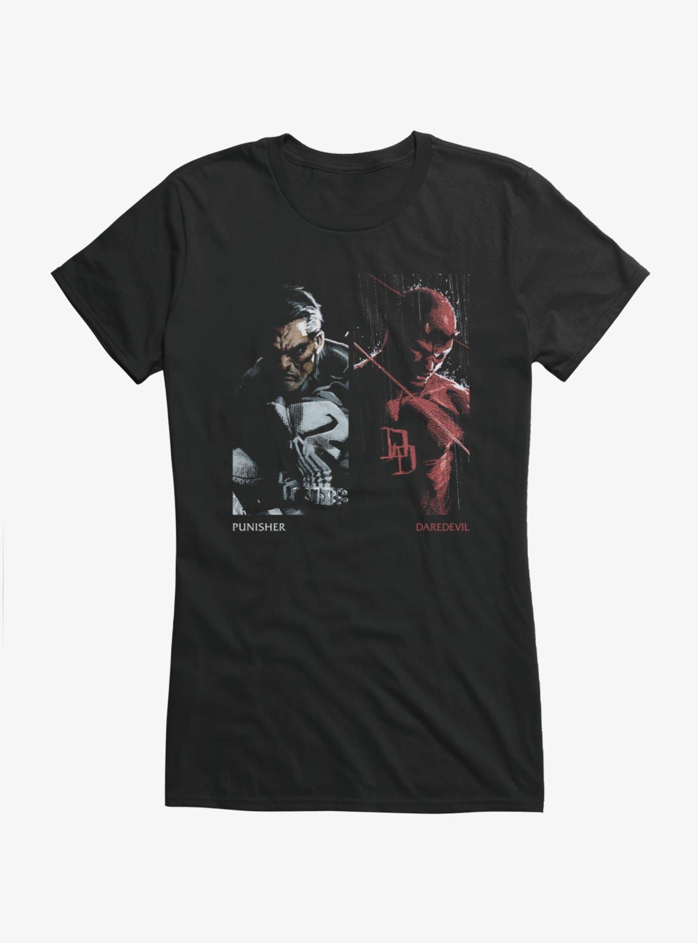 Marvel Comics Punisher And Daredevil Side By Side T-Shirt, , hi-res