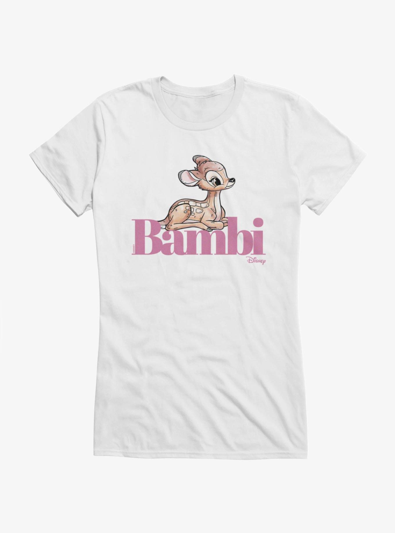 Disney Bambi Baby On Her Name T-Shirt, WHITE, hi-res view 1