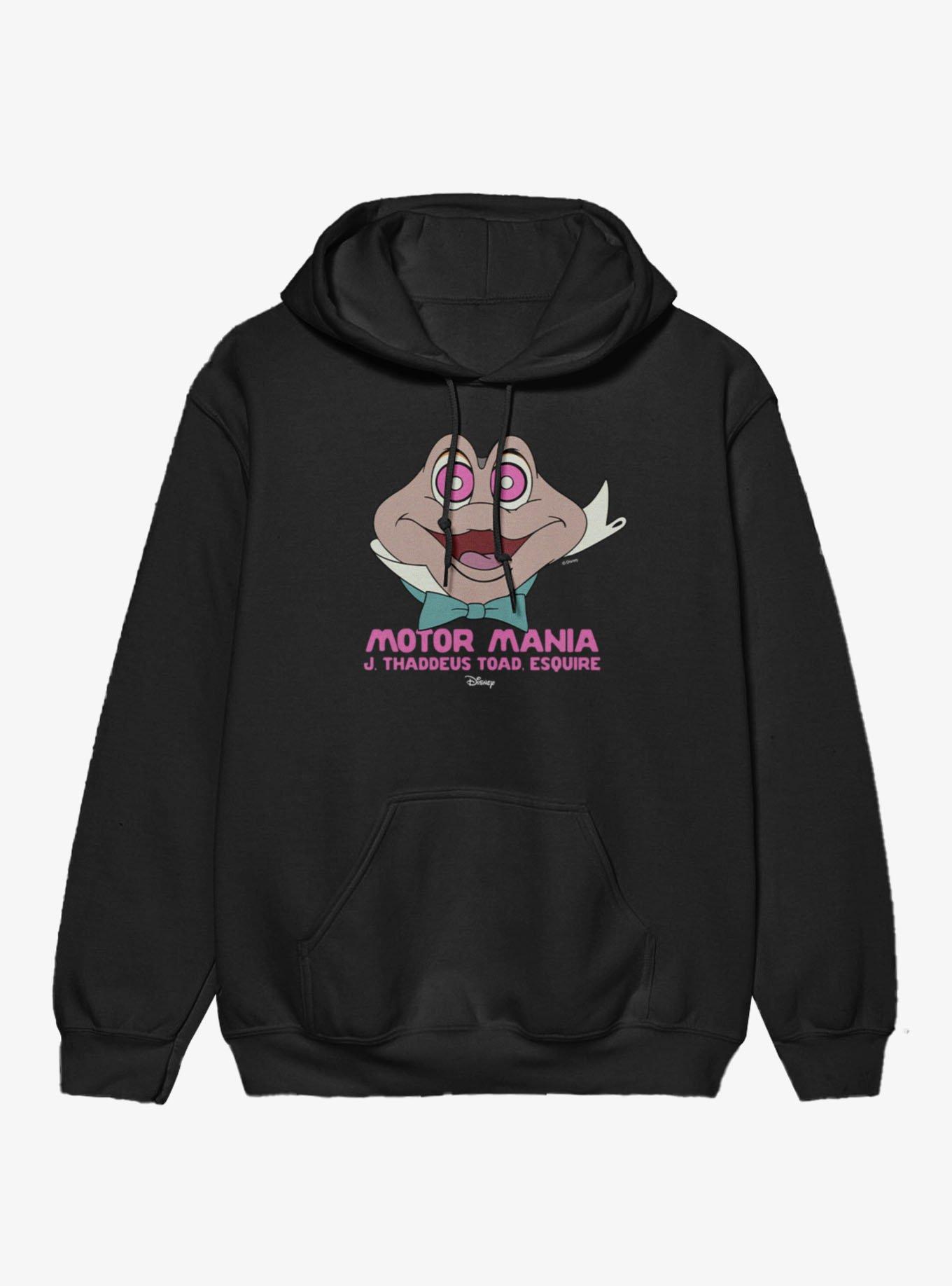 Disney Ichabod And Mr. Toad Motor Mania Crazy Eyes Hoodie, BLACK, hi-res view 1