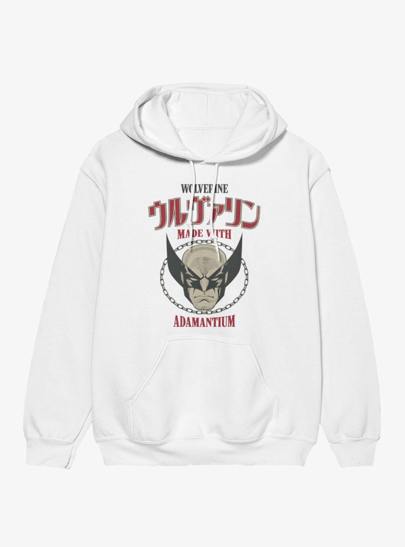 Marvel X-Men Comics Wolverine Made With Adamantium Hoodie