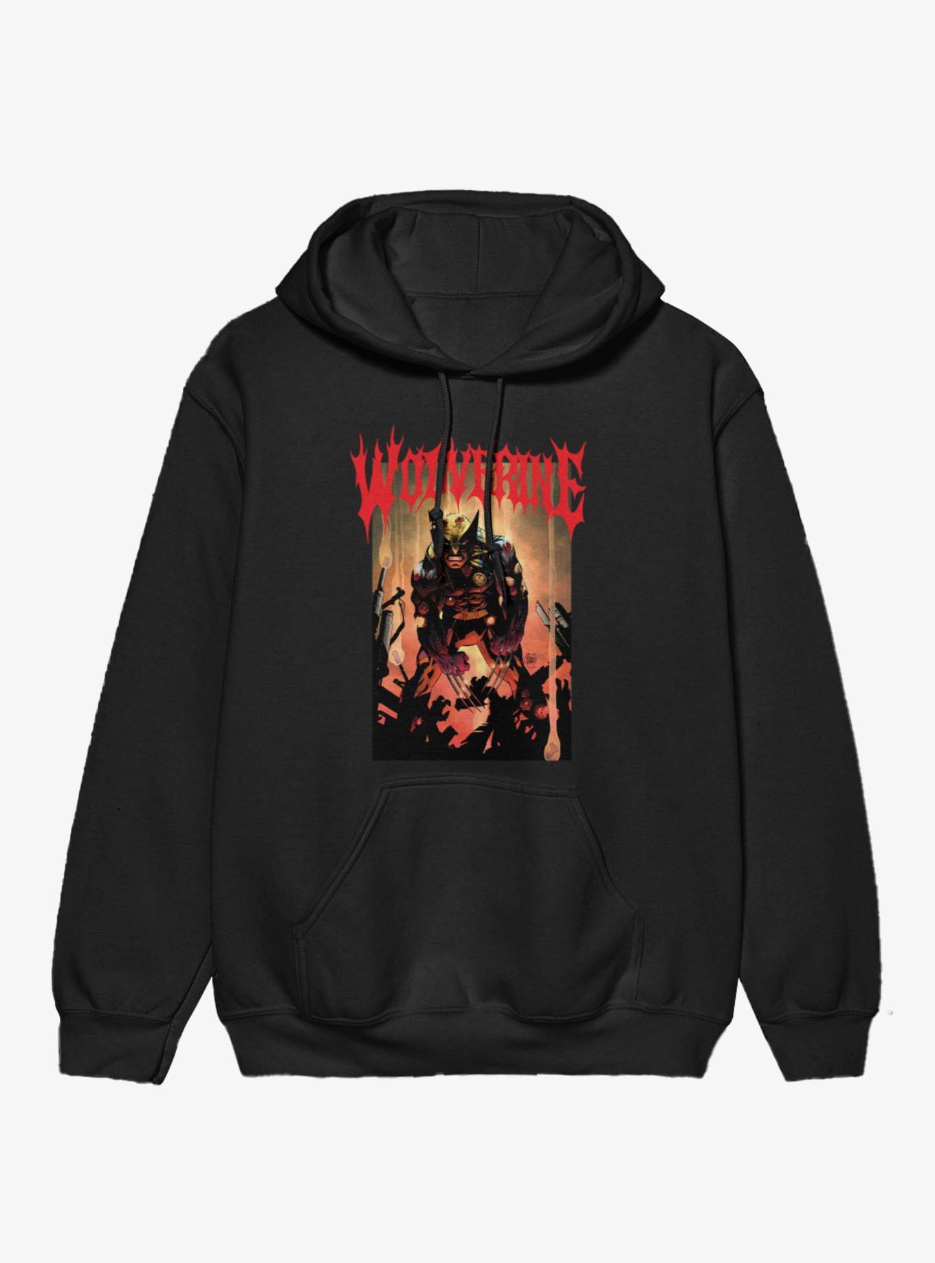 Marvel X-Men Comics Wolverine Wounded Warrior Hoodie