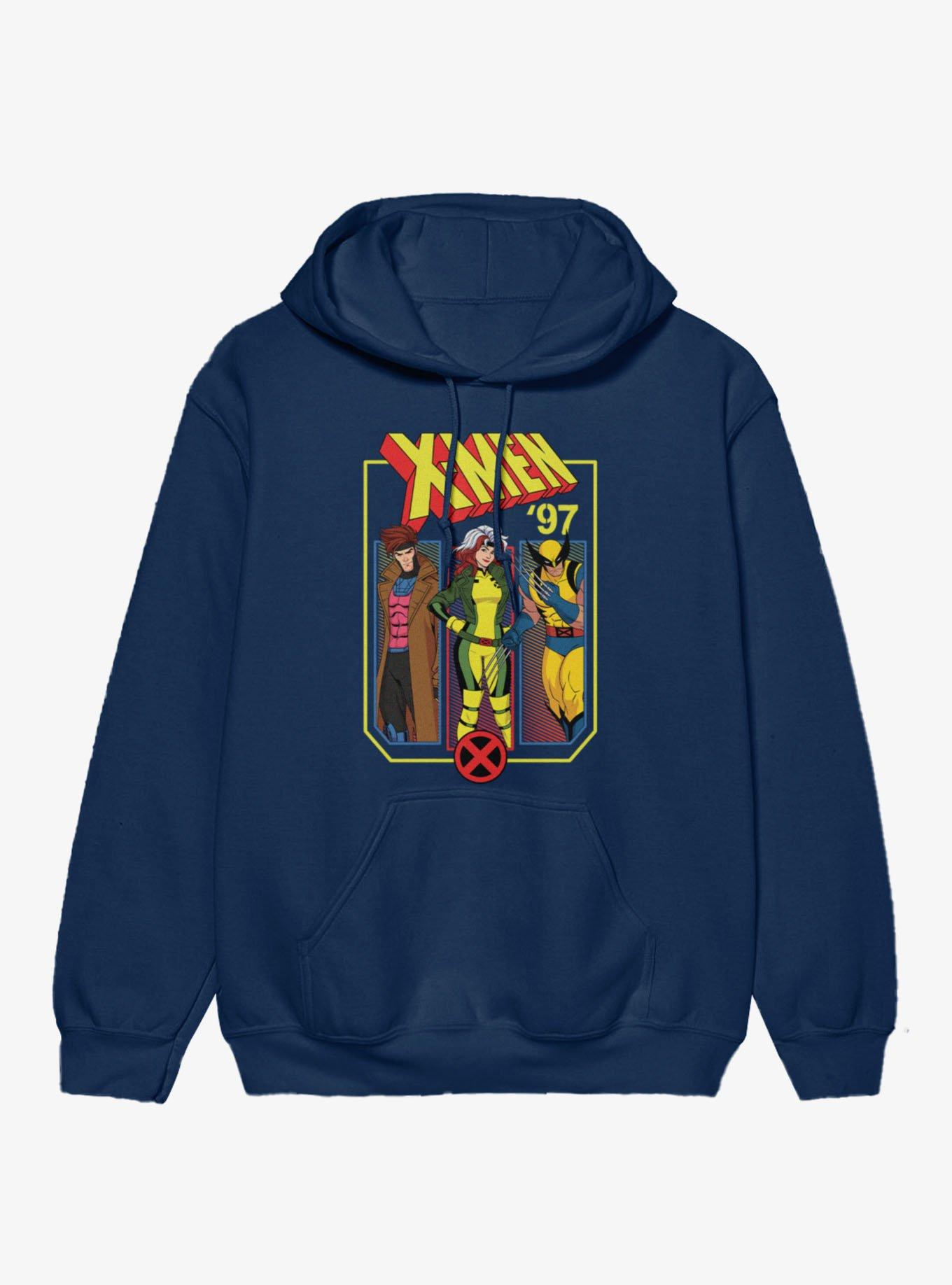 Marvel X-Men 97 Gambit Rogue Wolverine Hoodie