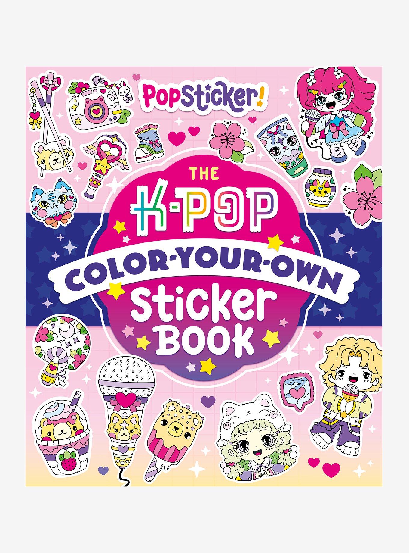 PopSticker! The K-Pop Color-Your-Own Sticker Book, , hi-res