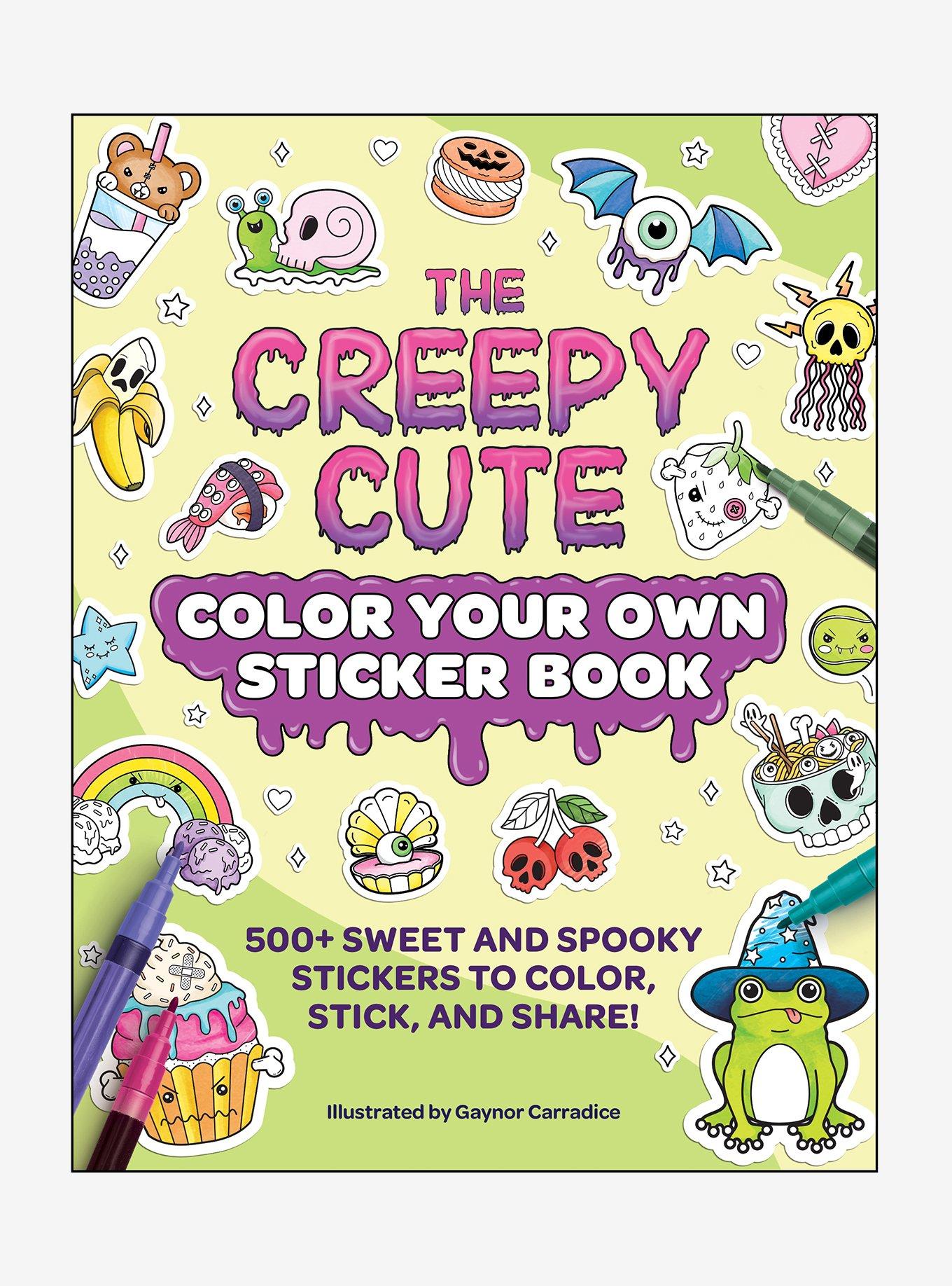 The Creepy Cute Color Your Own Sticker Book, , hi-res