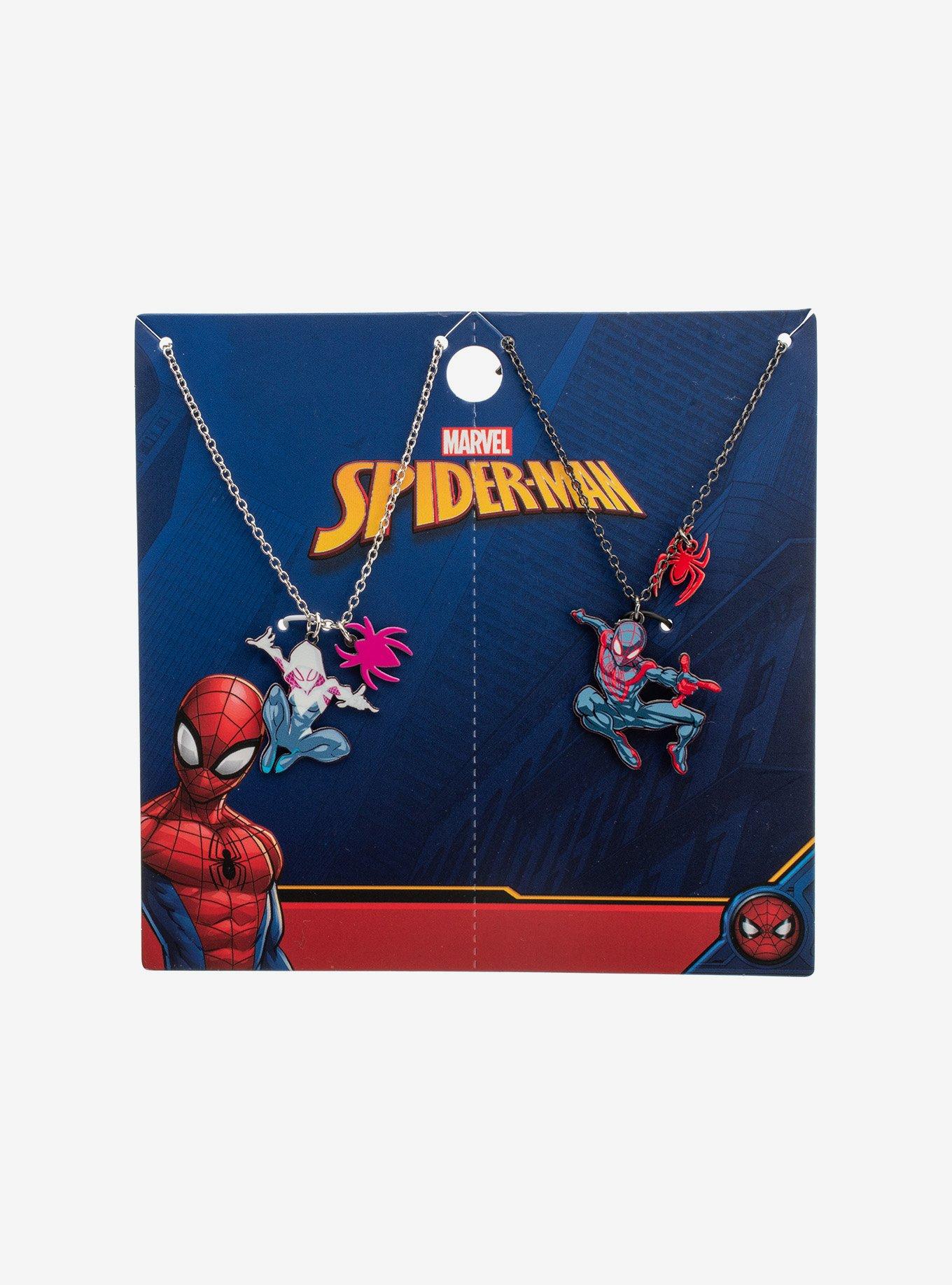 Marvel Spider-Man Miles Morales & Ghost-Spider Best Friend Necklace Set, , hi-res