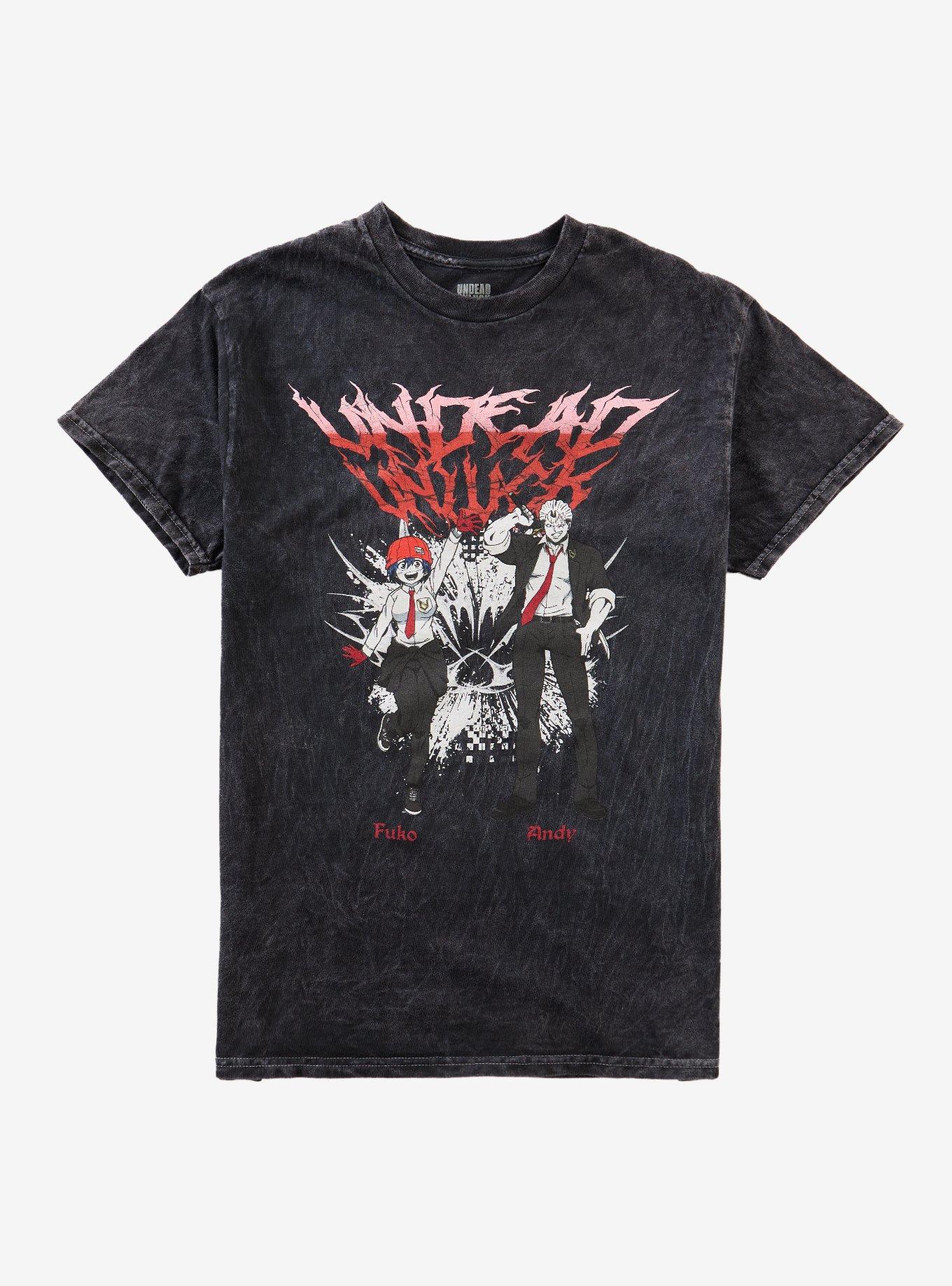 Undead Unluck Metal Dark Wash T-Shirt, , hi-res