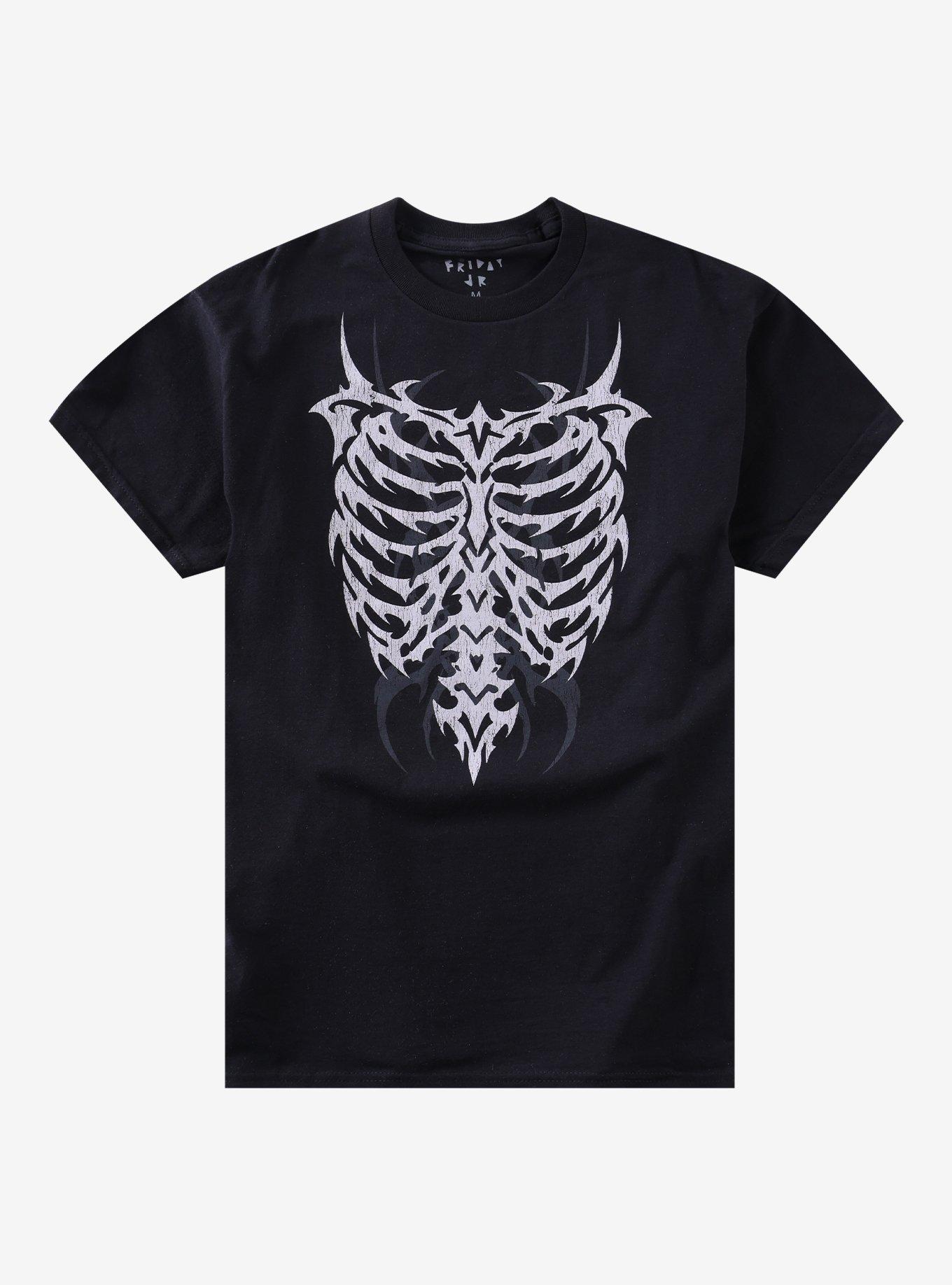 Metal Rib Cage T-Shirt By Friday Jr., , hi-res
