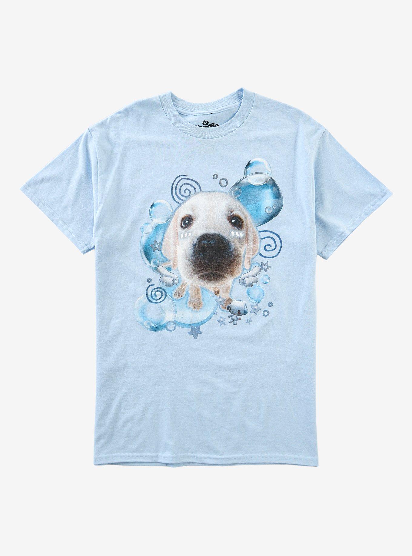 Kawaii Puppy Bubble T-Shirt By Goodie Two Sleeves, , hi-res