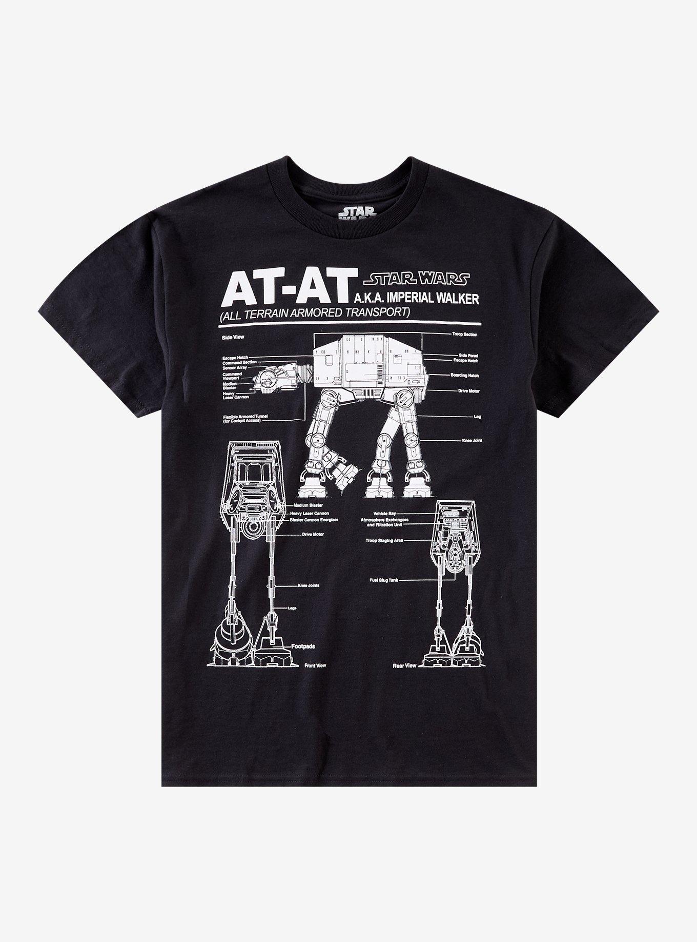 Star Wars AT-AT Blueprint T-Shirt, , hi-res