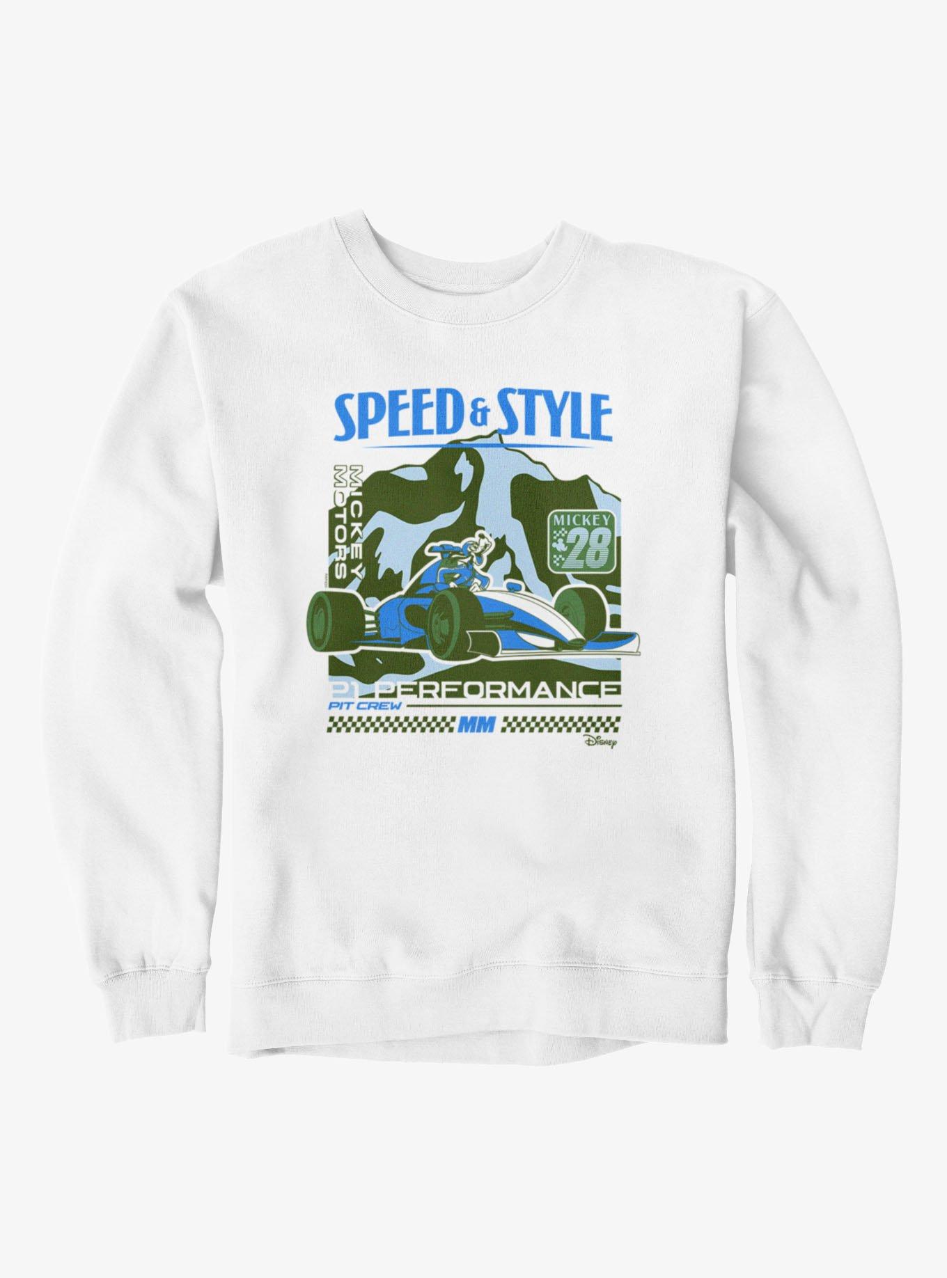 Disney Mickey And Friends Speed Style Goofy Racing Sweatshirt, , hi-res