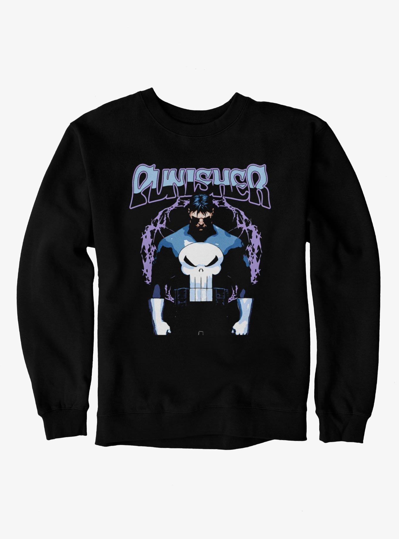 Marvel Punisher Purple Circle Sweatshirt, , hi-res