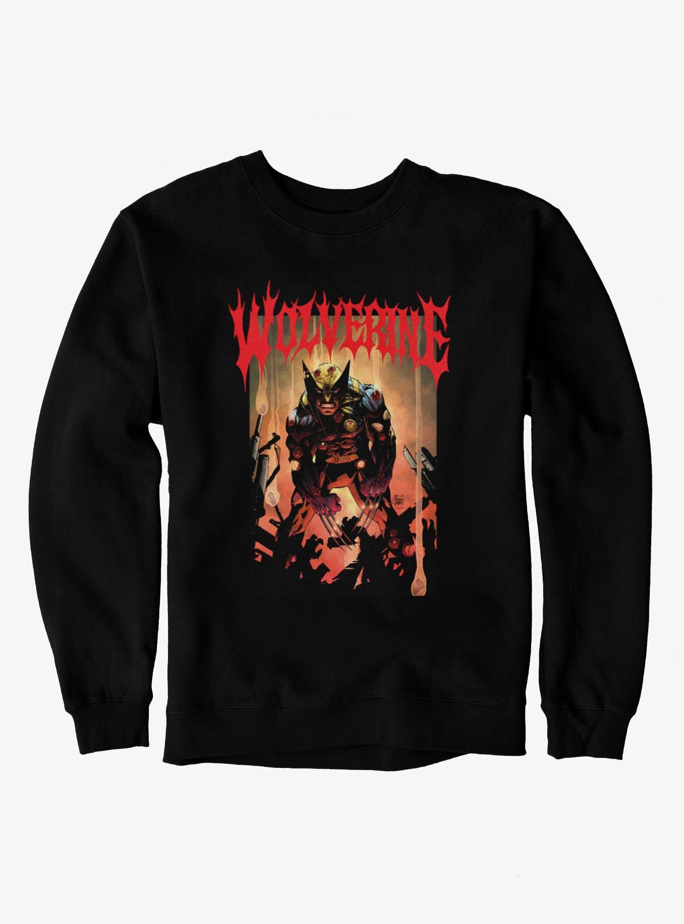 Marvel X-Men Comics Wolverine Wounded Animal Sweatshirt, , hi-res