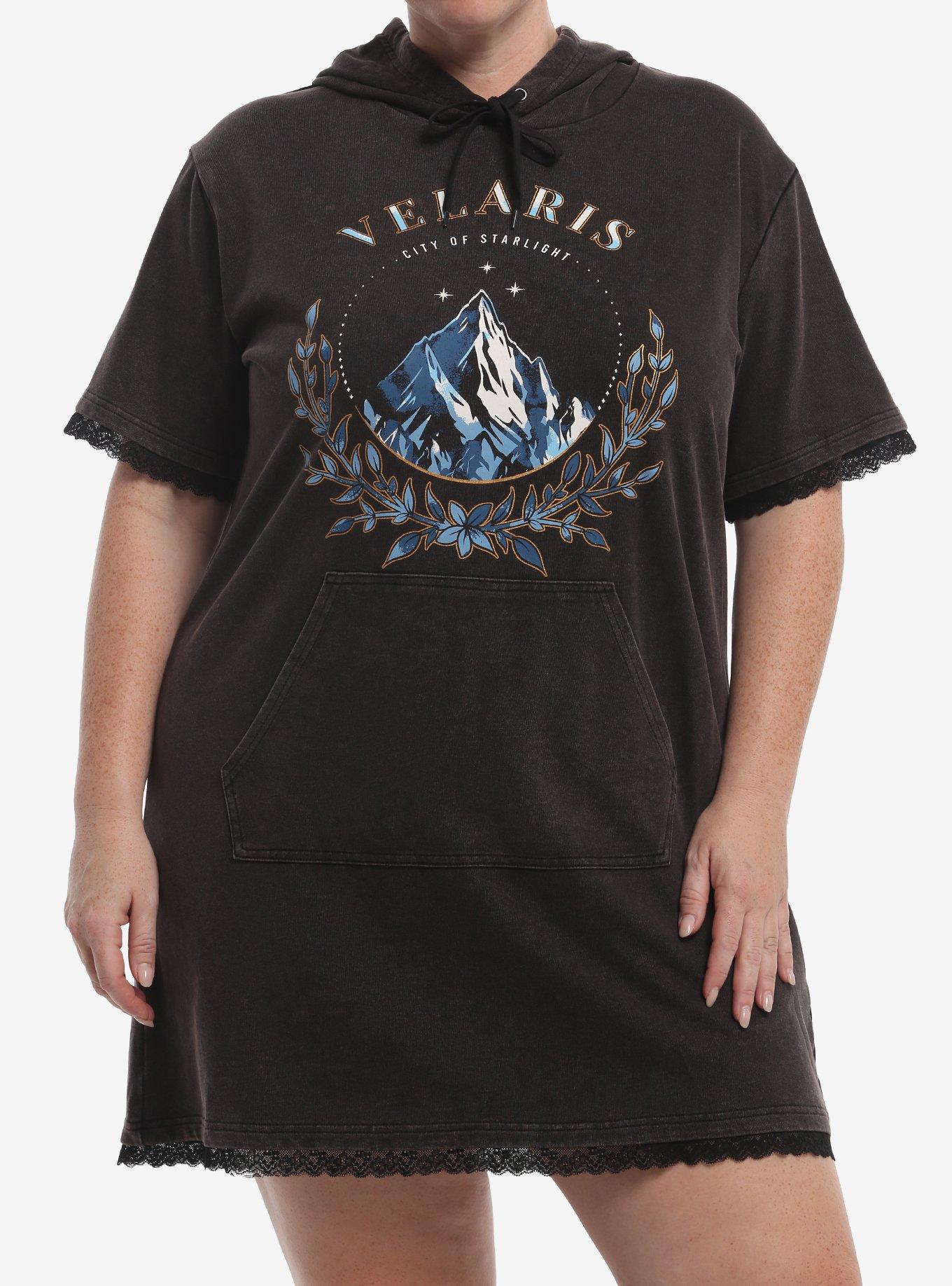 A Court Of Thorns And Roses Velaris Hoodie Dress Plus Size