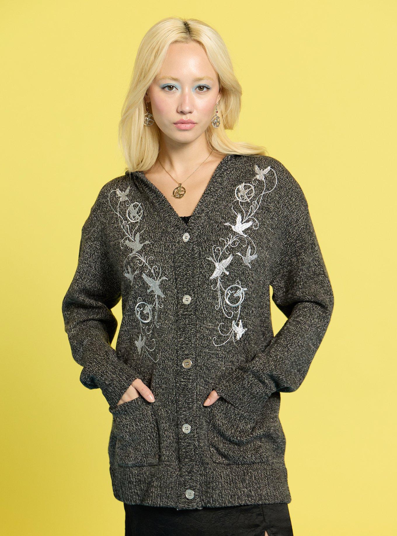 The Hunger Games: Sunrise On The Reaping Birds Girls Oversized Hooded Cardigan