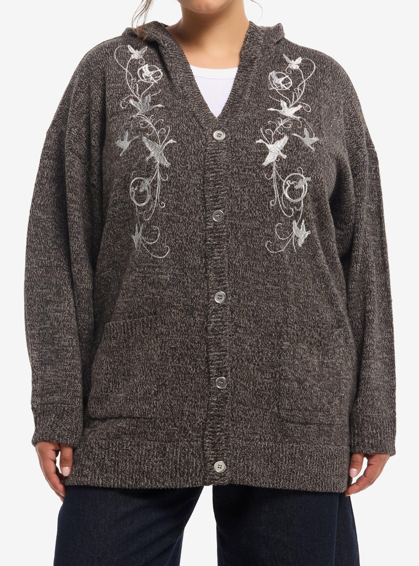 The Hunger Games: Sunrise On The Reaping Birds Girls Oversized Hooded Cardigan Plus Size