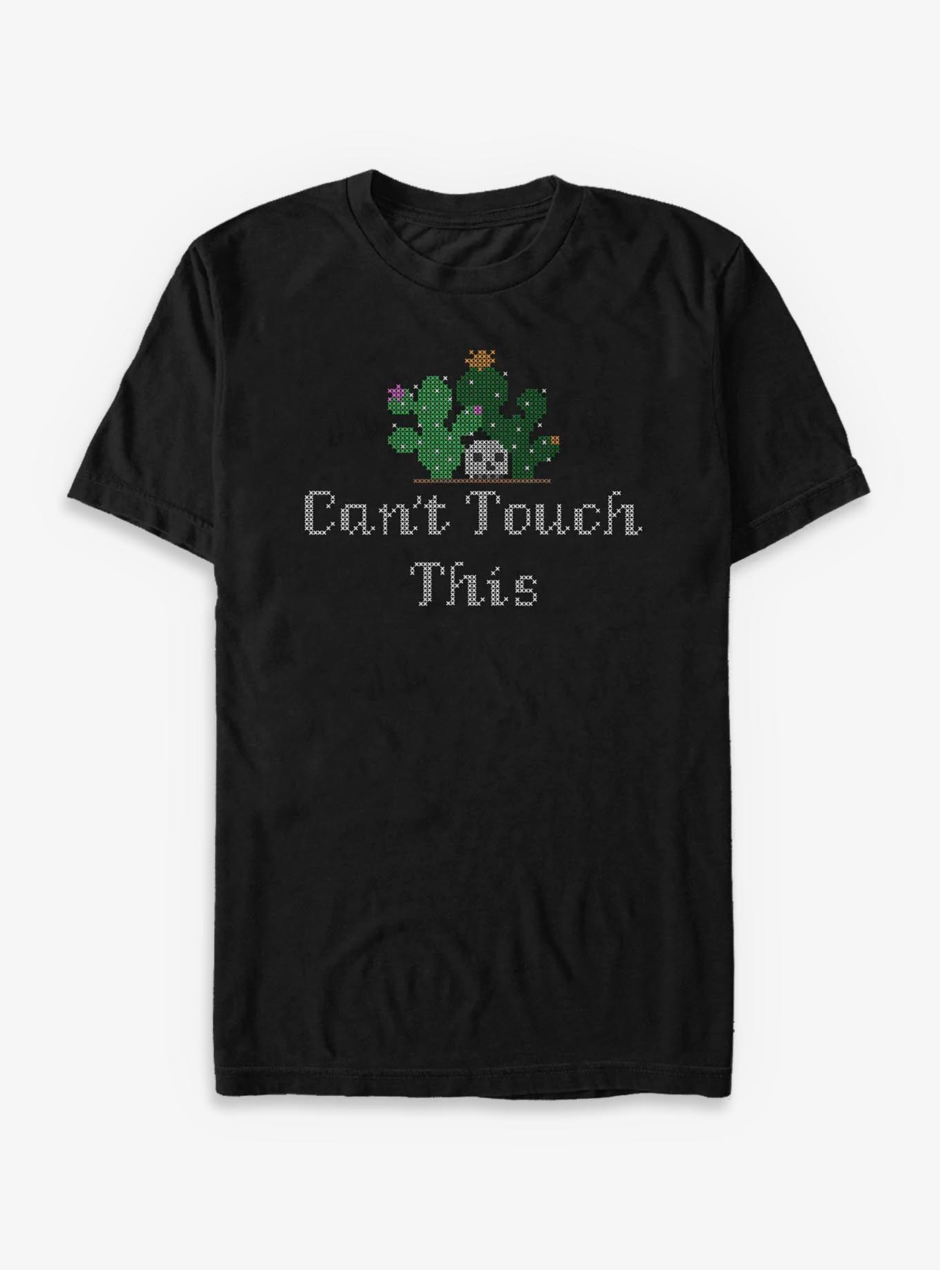 Can't Touch Cactus T-Shirt, BLACK, hi-res
