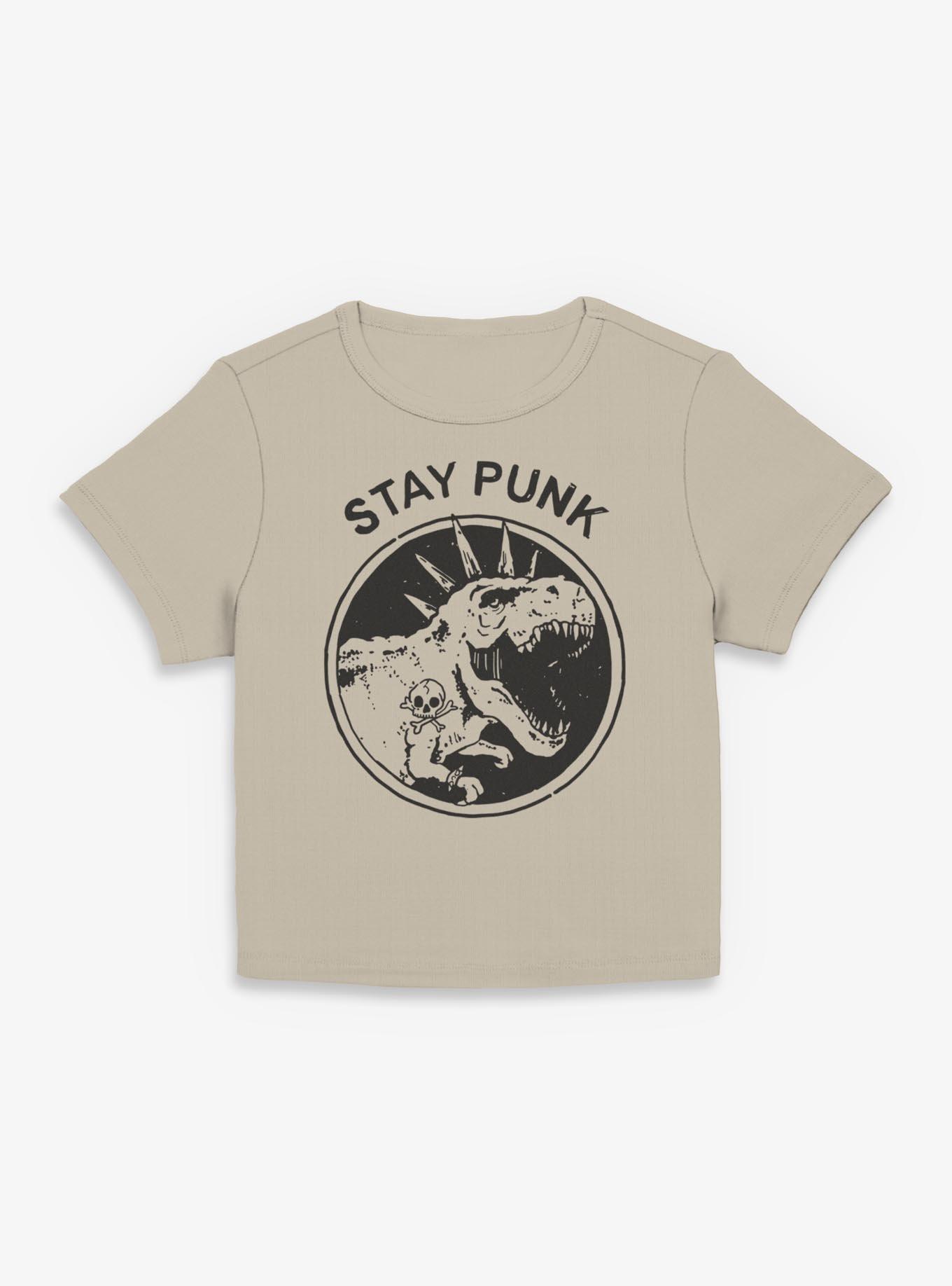 Stay Punk Dino Girls Baby T-Shirt, , hi-res
