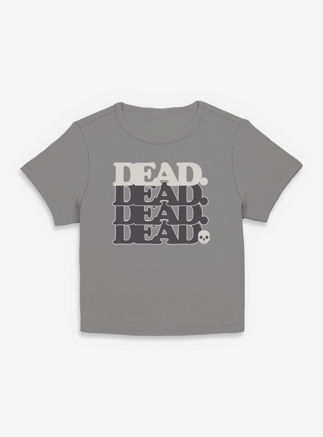 Dead Skull Girls Baby T-Shirt, CHARCOAL, hi-res