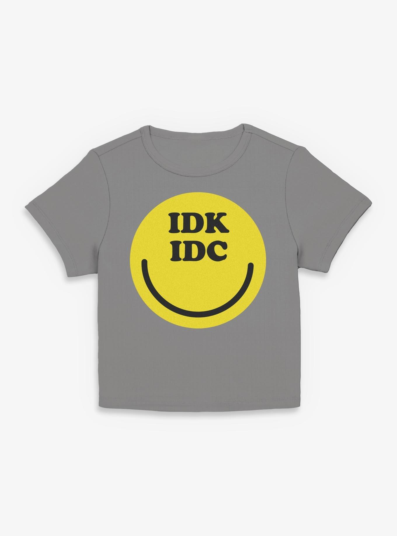 Idk Idc Smile T-Shirt, , hi-res