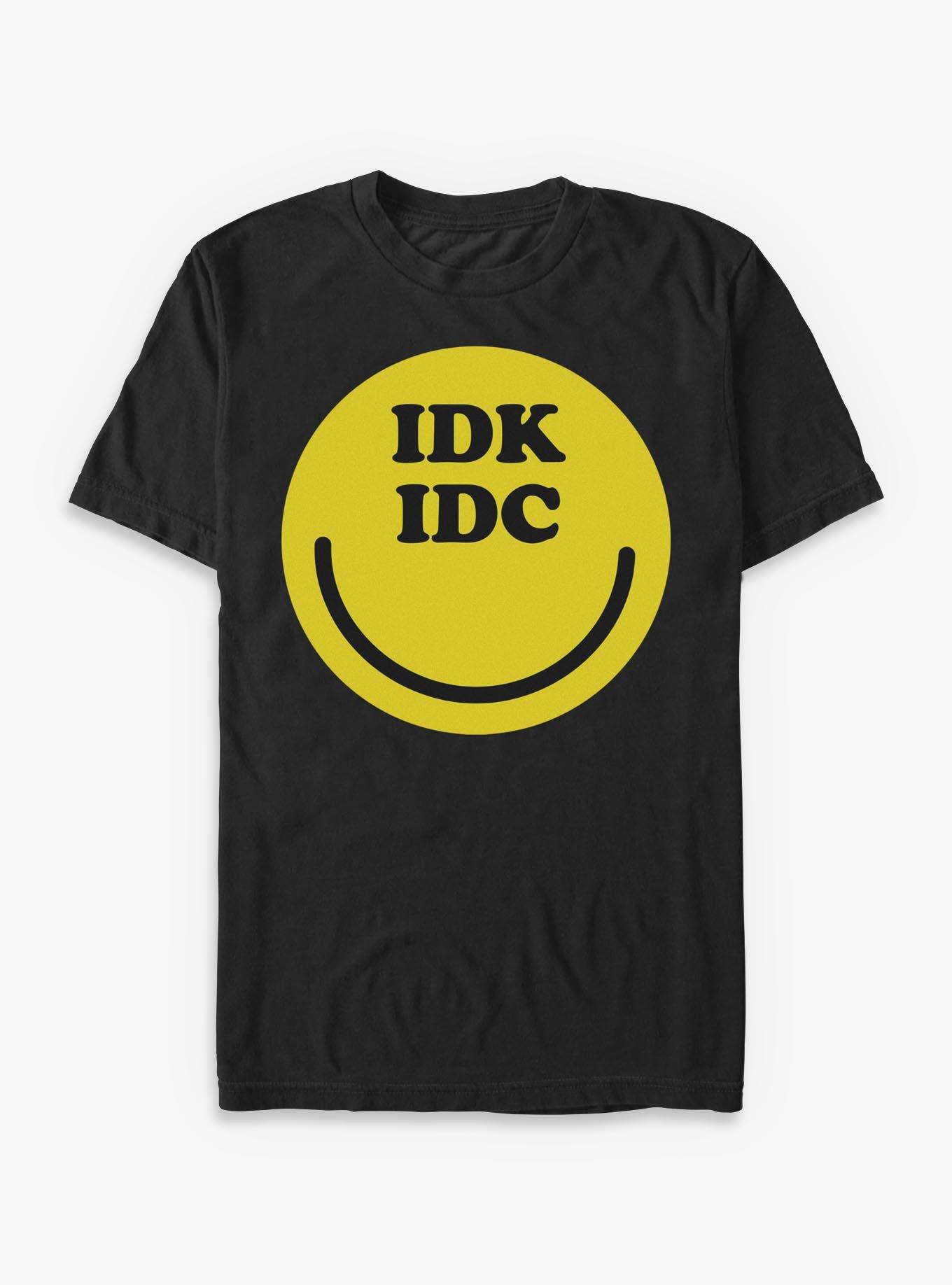 Idk Idc Smile T-Shirt, , hi-res