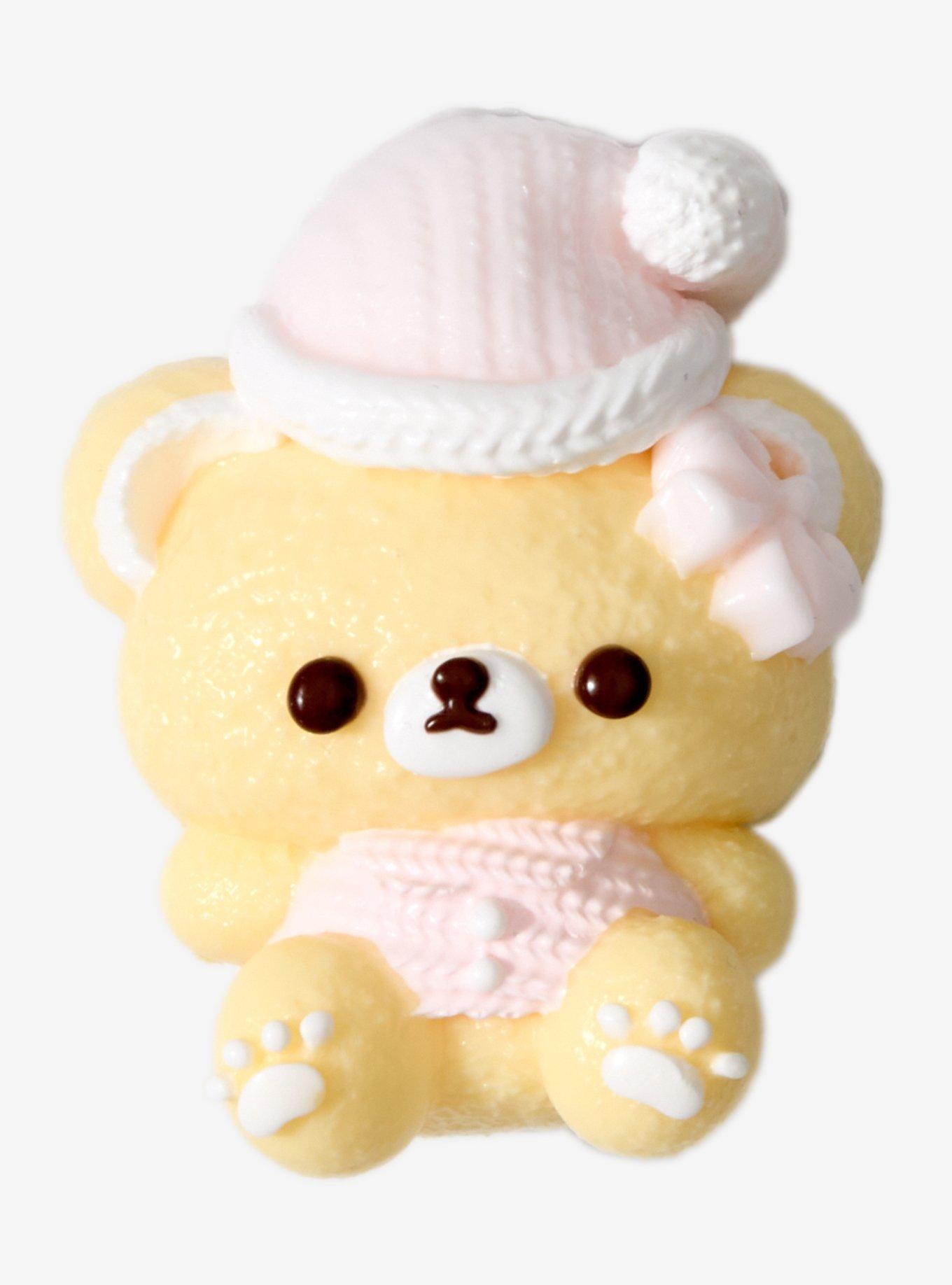 SqueezeSquad Taba Deluxe Pink Hatted Bear Squish Toy, , hi-res