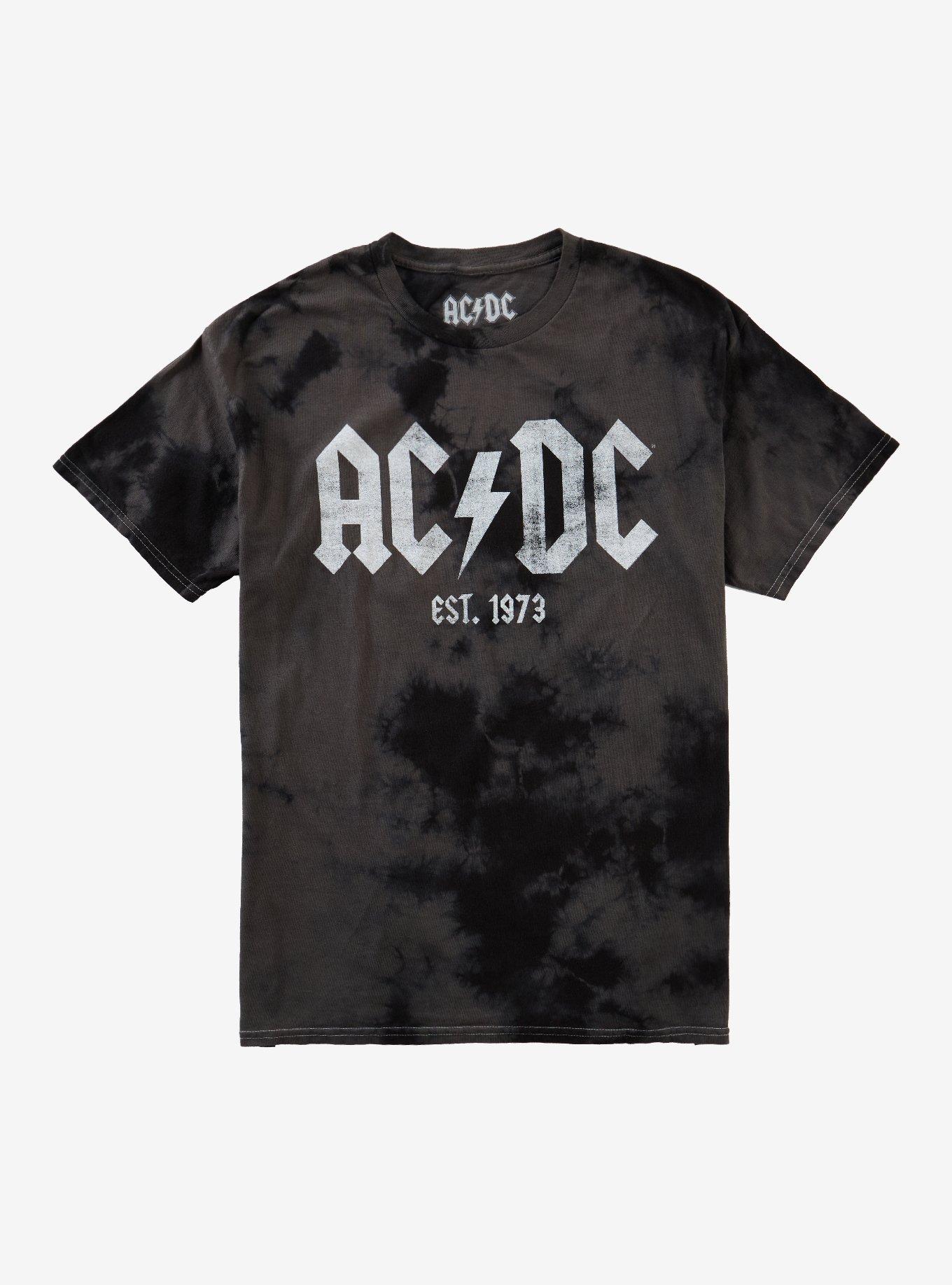 AC/DC Logo Tie-Dye T-Shirt, , hi-res