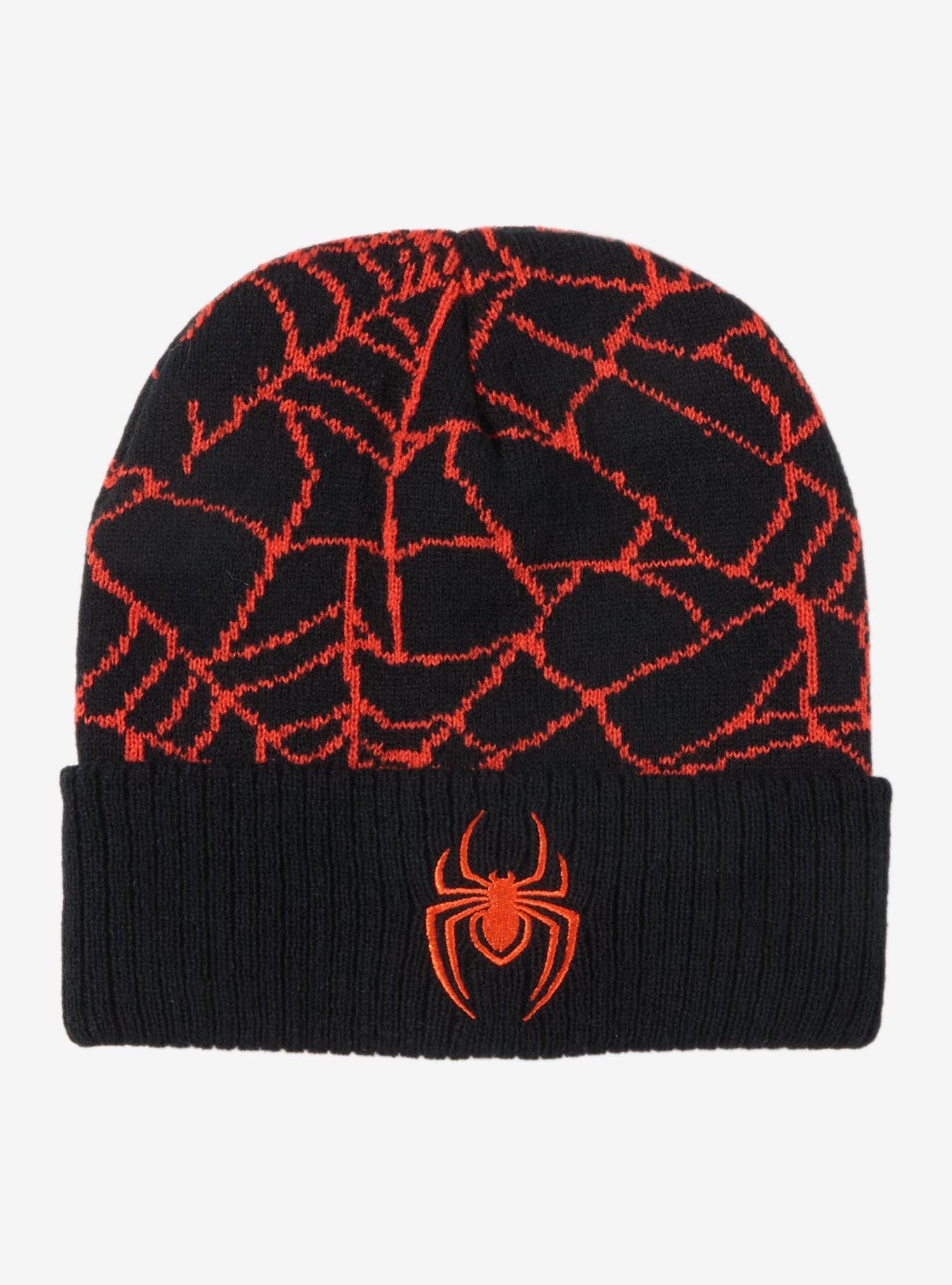 Marvel Spider-Man Web Beanie - BoxLunch Exclusive, , hi-res